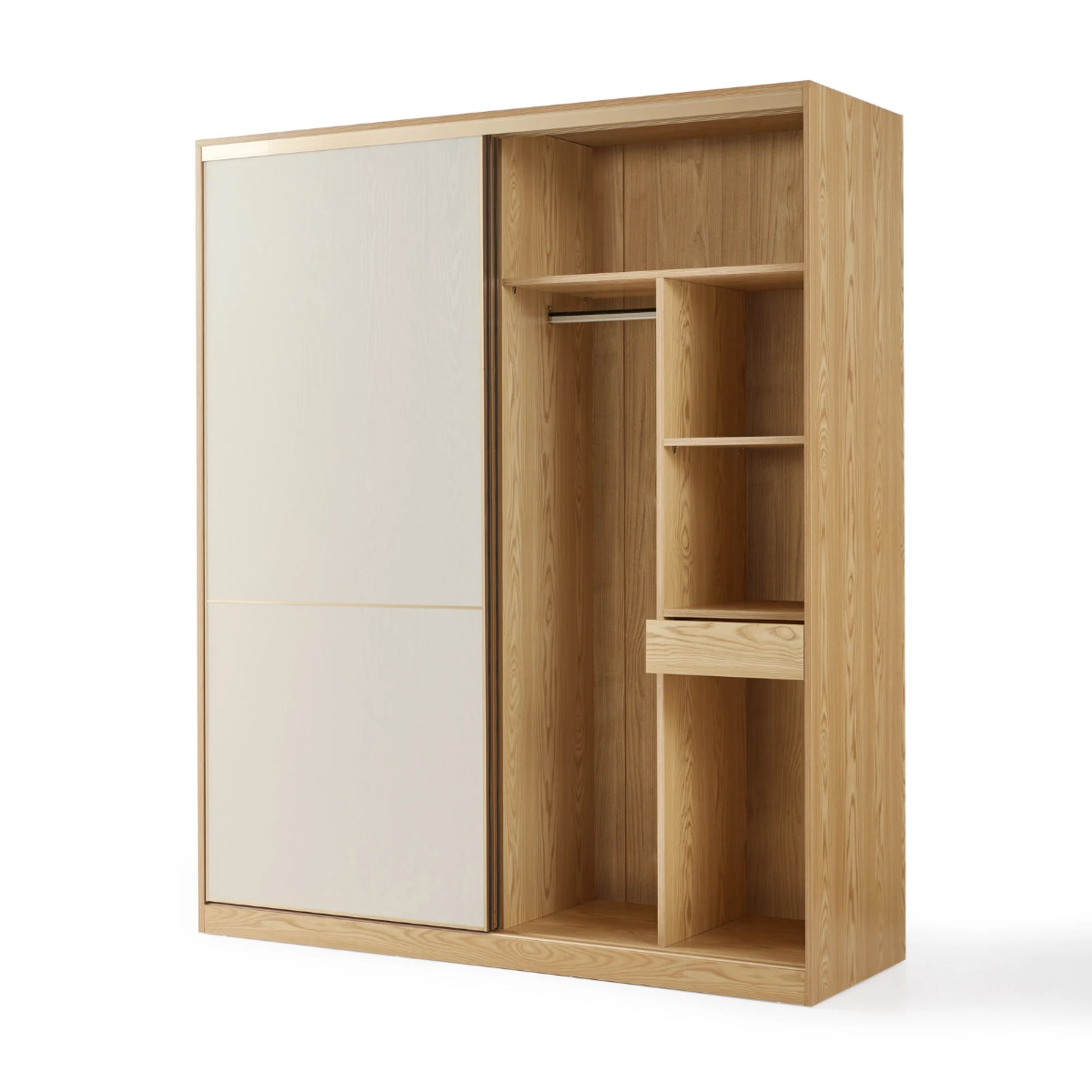 Linspire Grace Sliding Door Wardrobe, 160cm