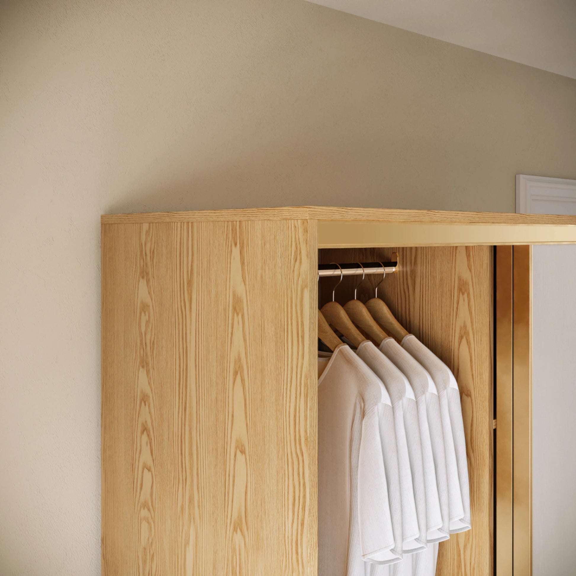 Linspire Grace Sliding Door Wardrobe, 160cm