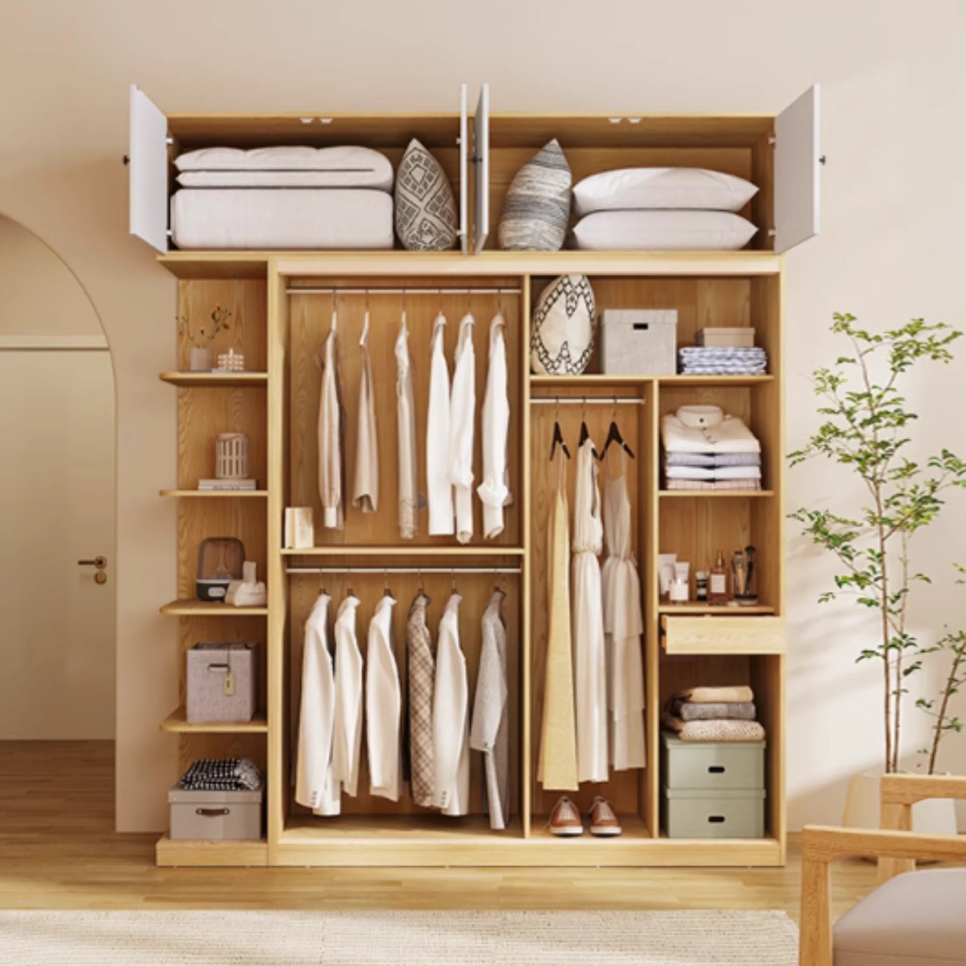 Linspire Grace Sliding Door Wardrobe, 160cm