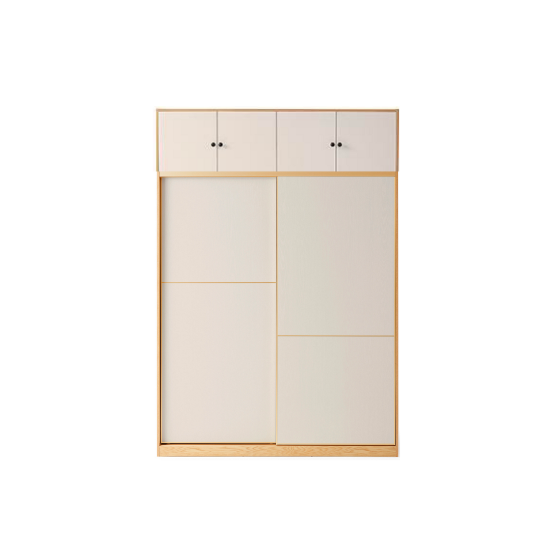 Linspire Grace Sliding Door Wardrobe with Top Cabinet, W180cm