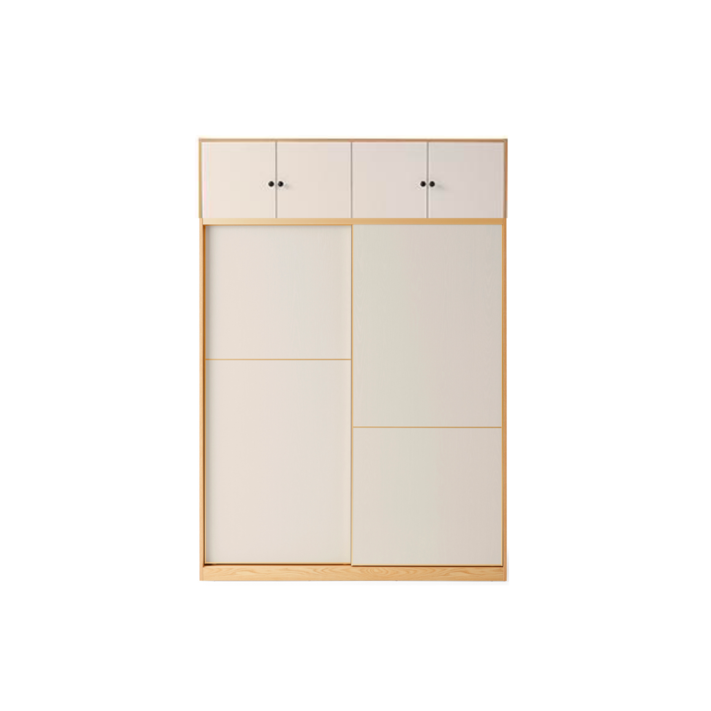 Linspire Grace Sliding Door Wardrobe with Top Cabinet, W180cm
