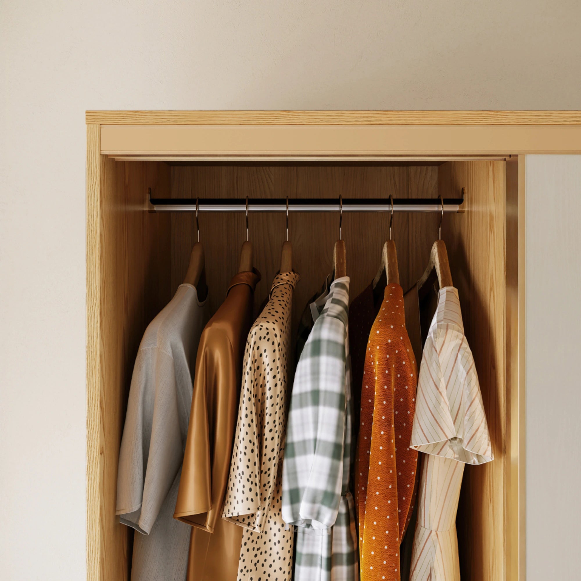 Linspire Grace Sliding Door Wardrobe with Top Cabinet, 180cm
