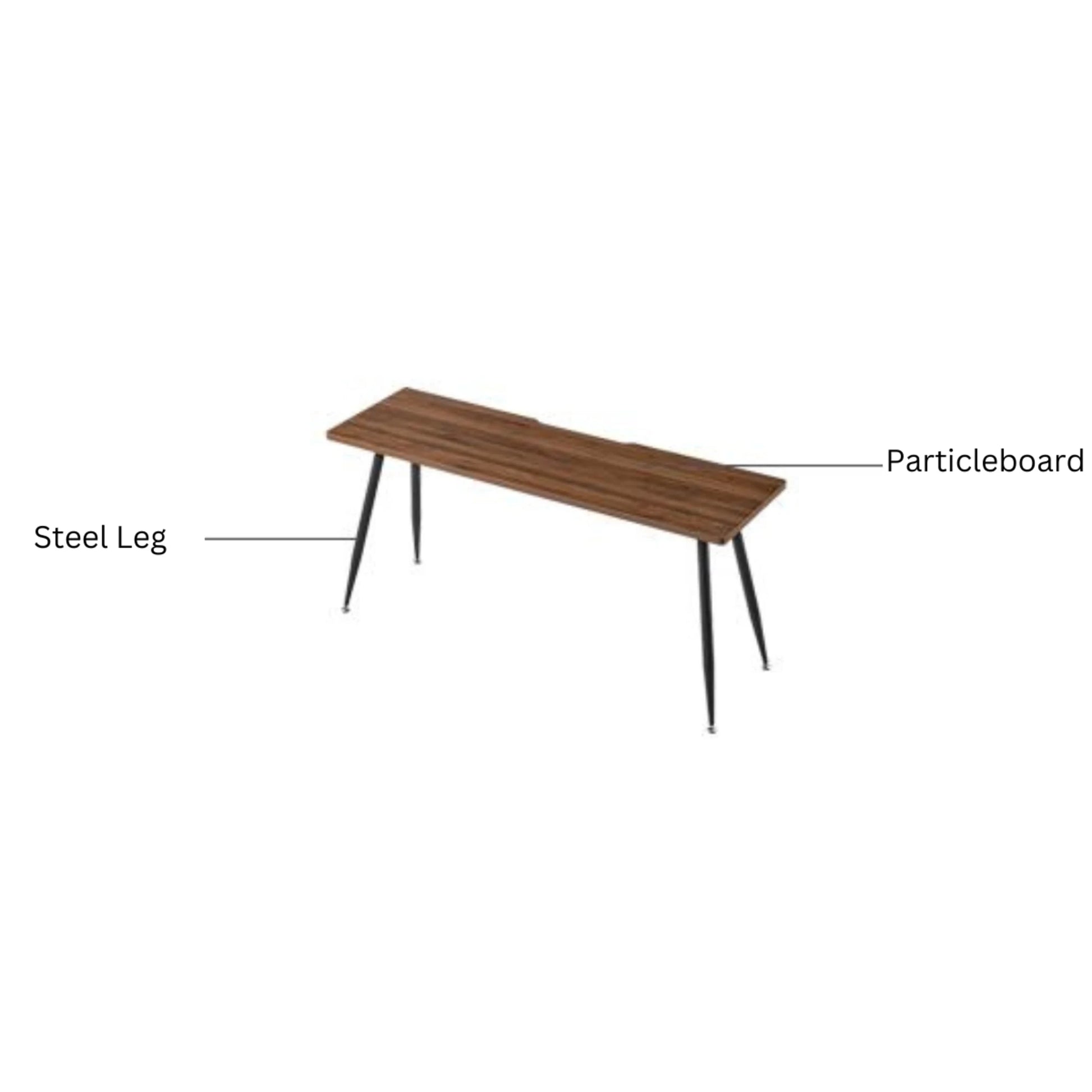 Linspire Grand Computer Desk, Dark Wood