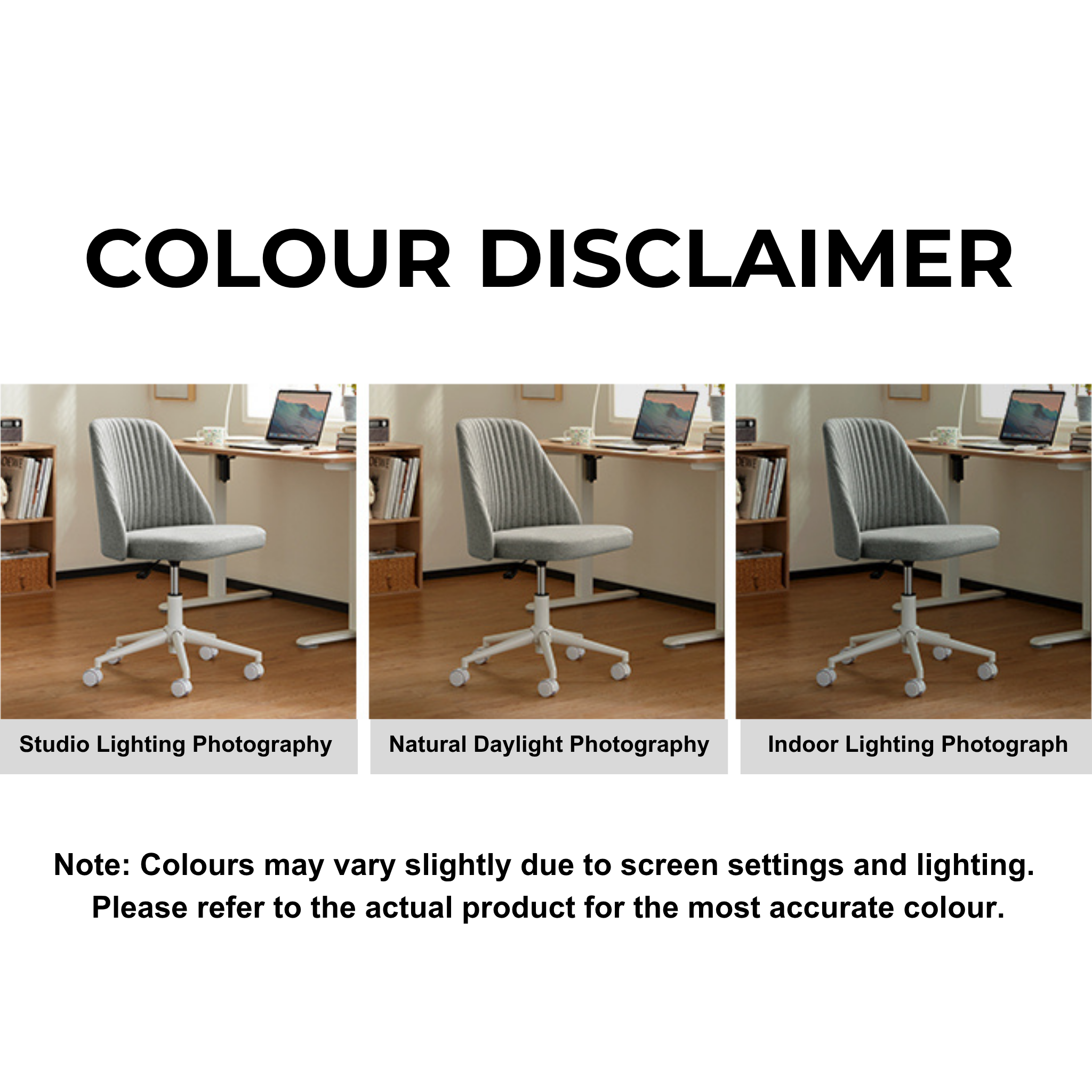 Linspire Haze Office Chair, Grey