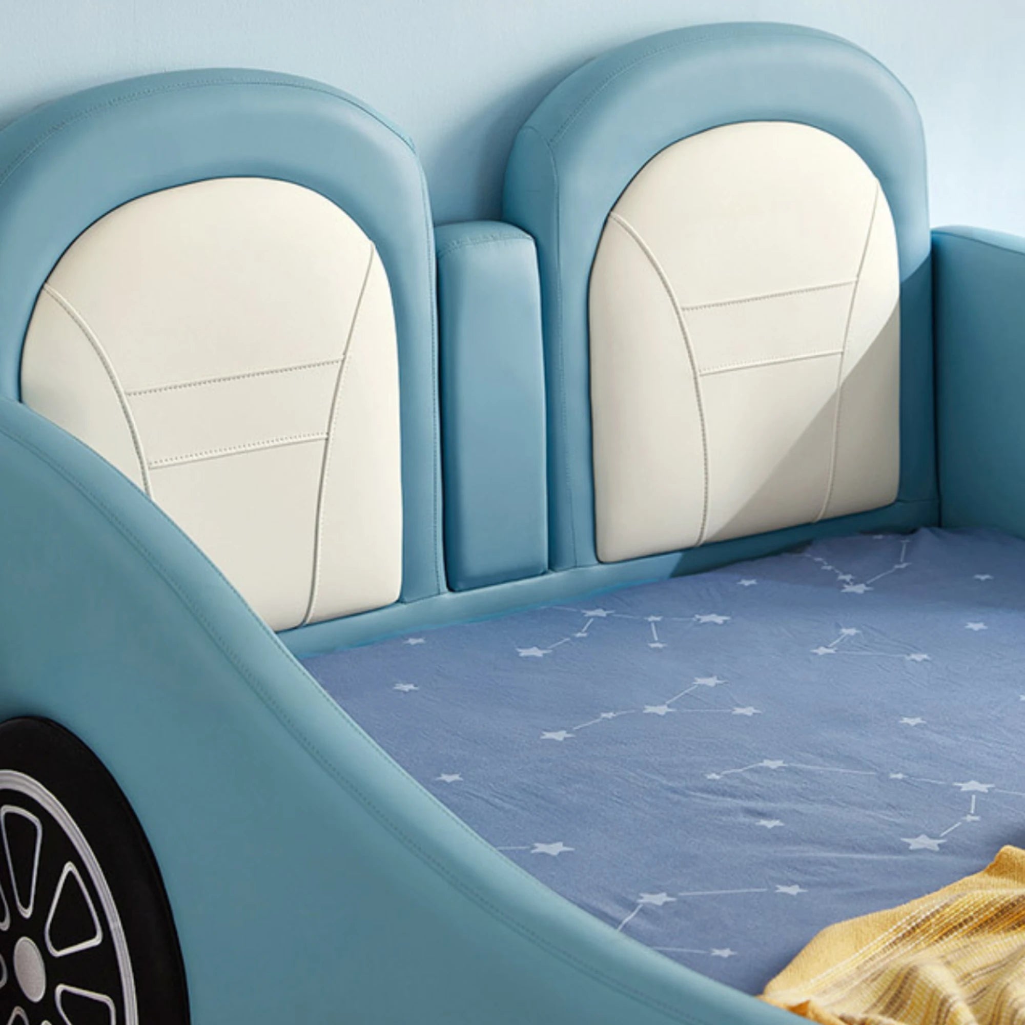 Linspire Herbie Car Styling Kids Global Queen Bed Frame