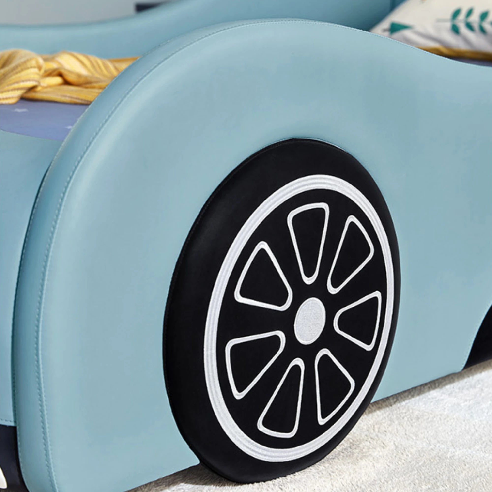 Linspire Herbie Car Styling Kids Global Queen Bed Frame