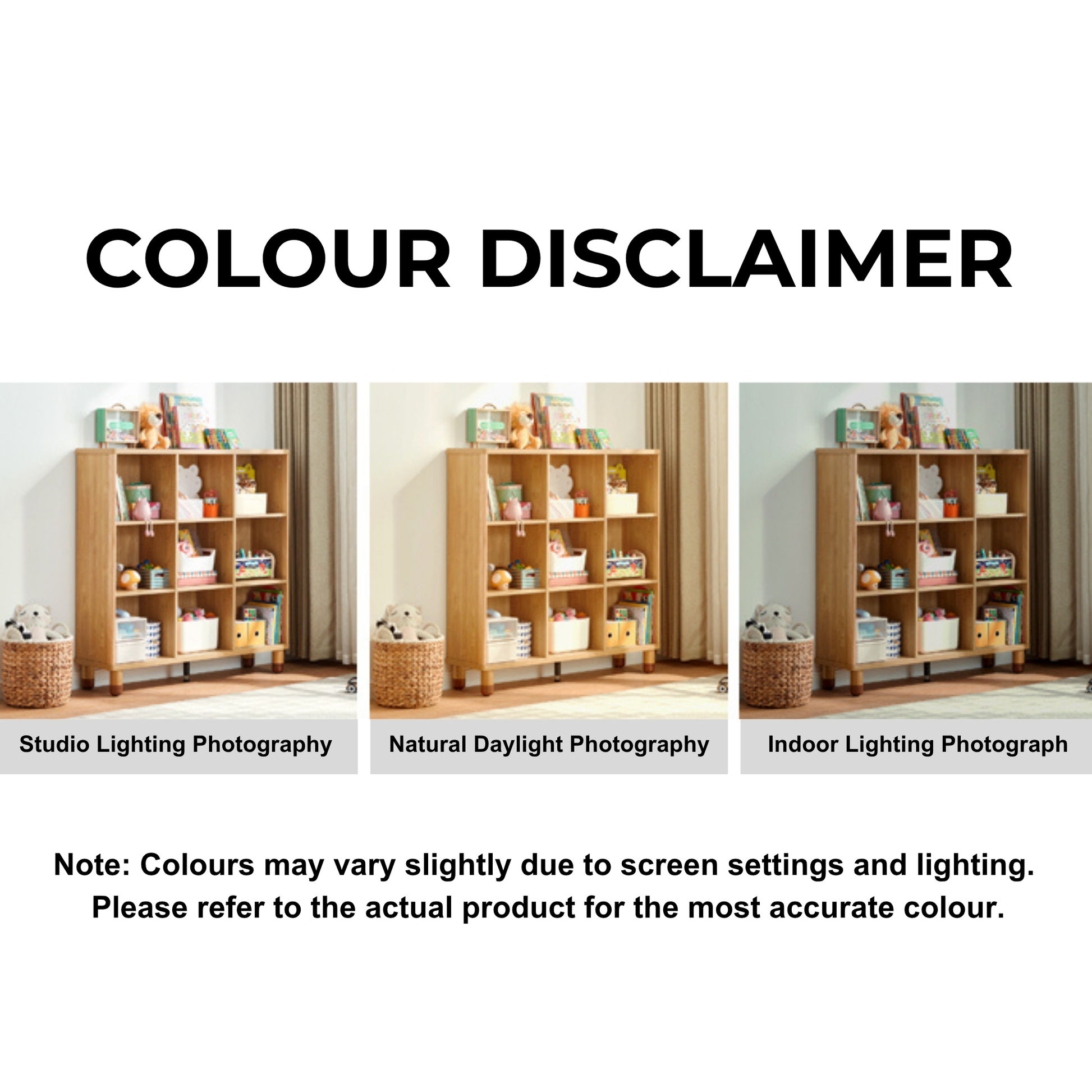 Linspire Horizon Kids 6 Cube Bookshelf, Natural Wood