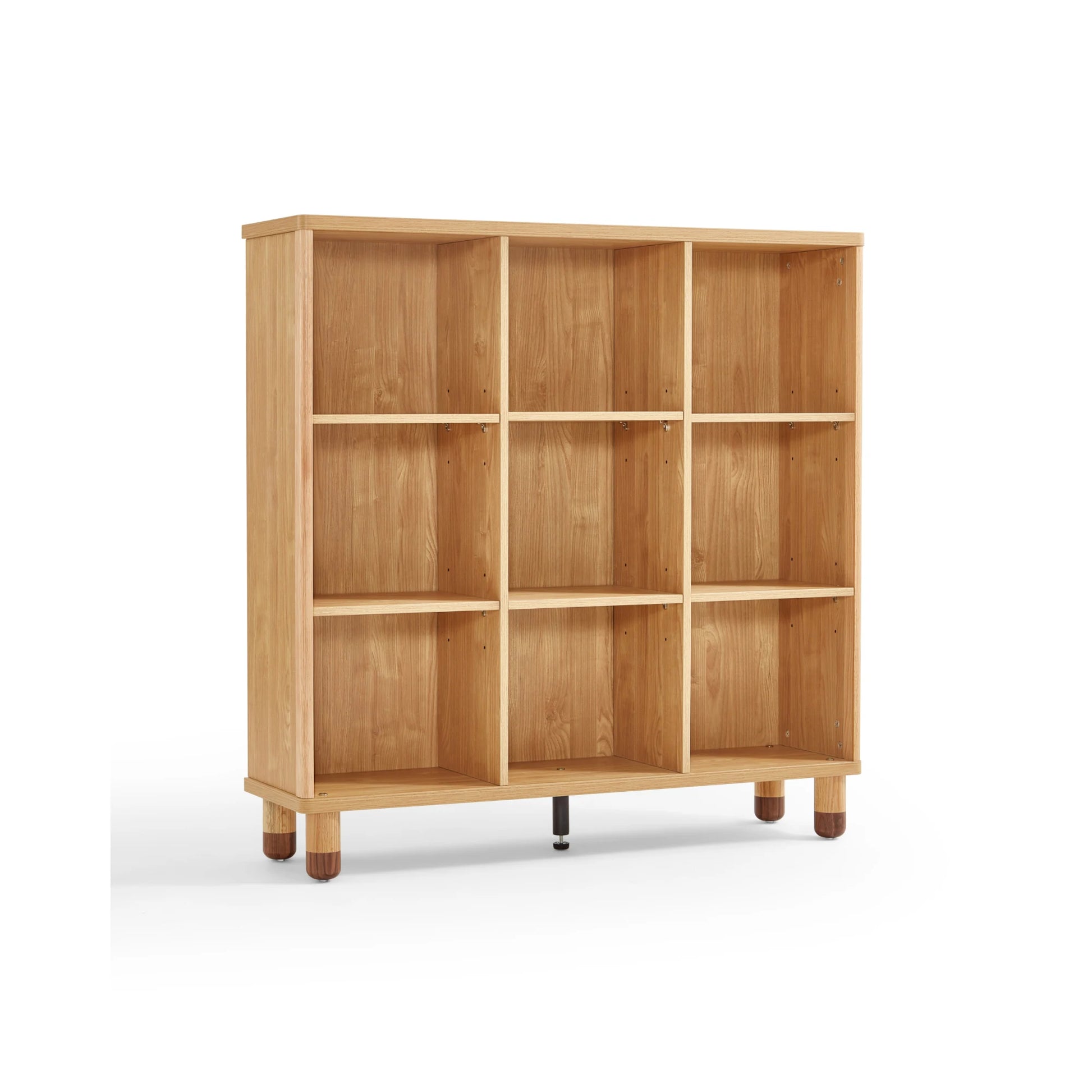 Linspire Horizon Kids 9 Cube Bookshelf, Natural Wood