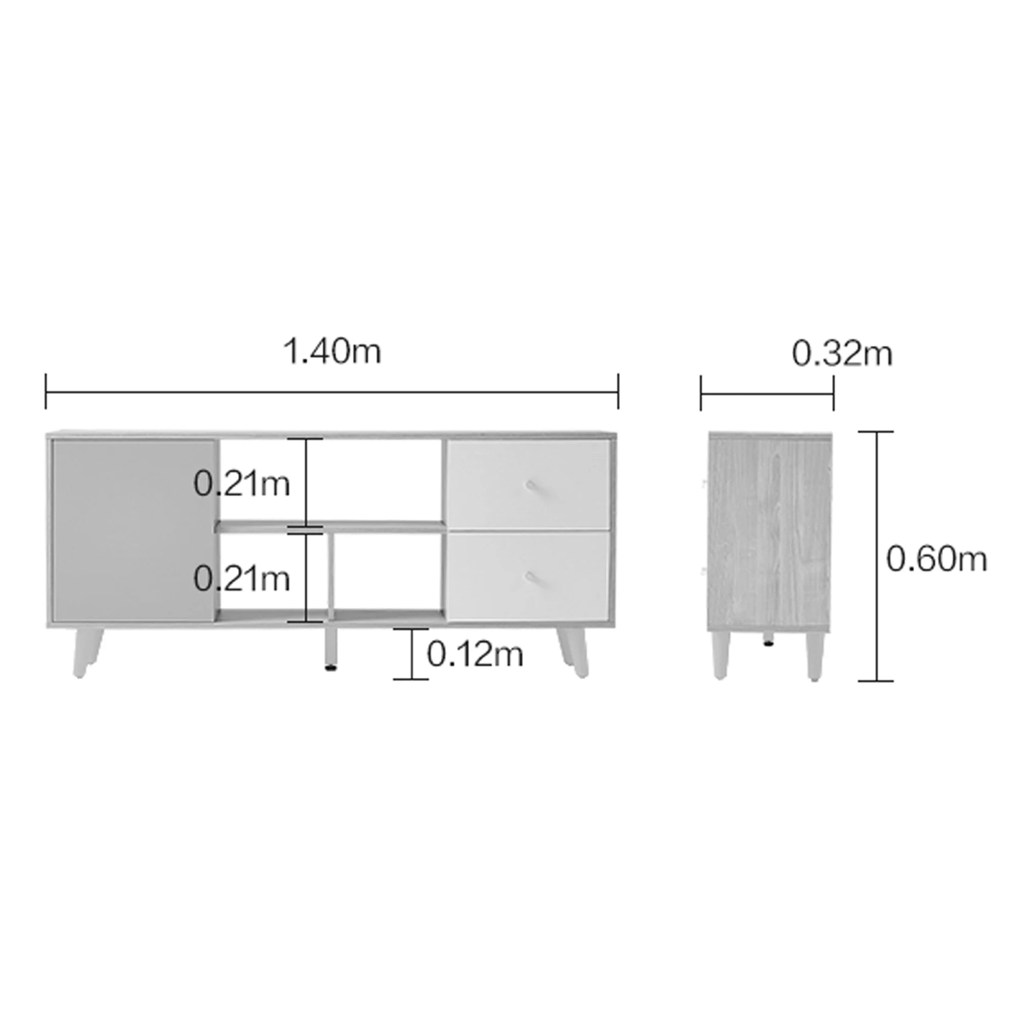 Linspire Juniper Sideboard, White