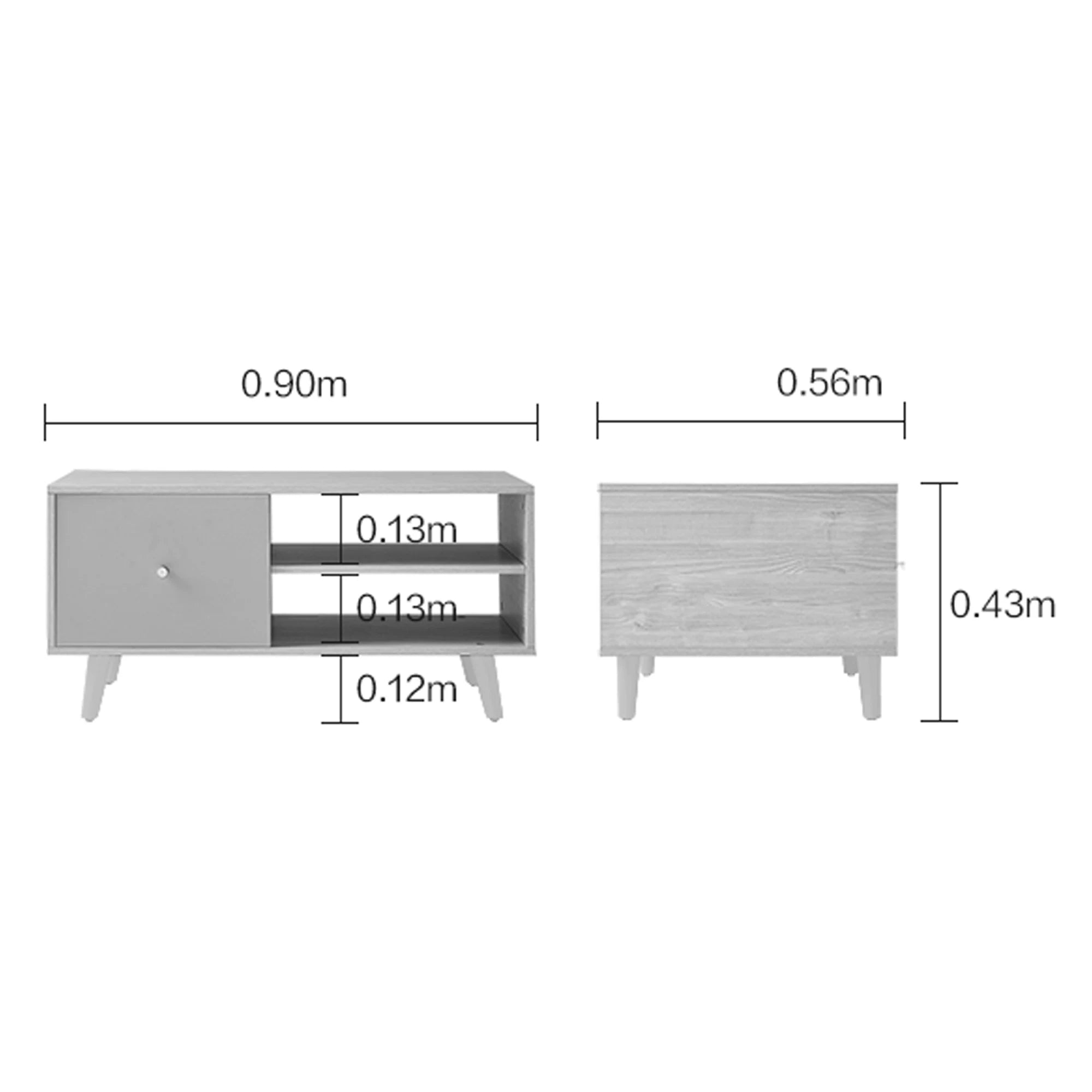 Linspire Juniper Coffee Table, Natural Wood