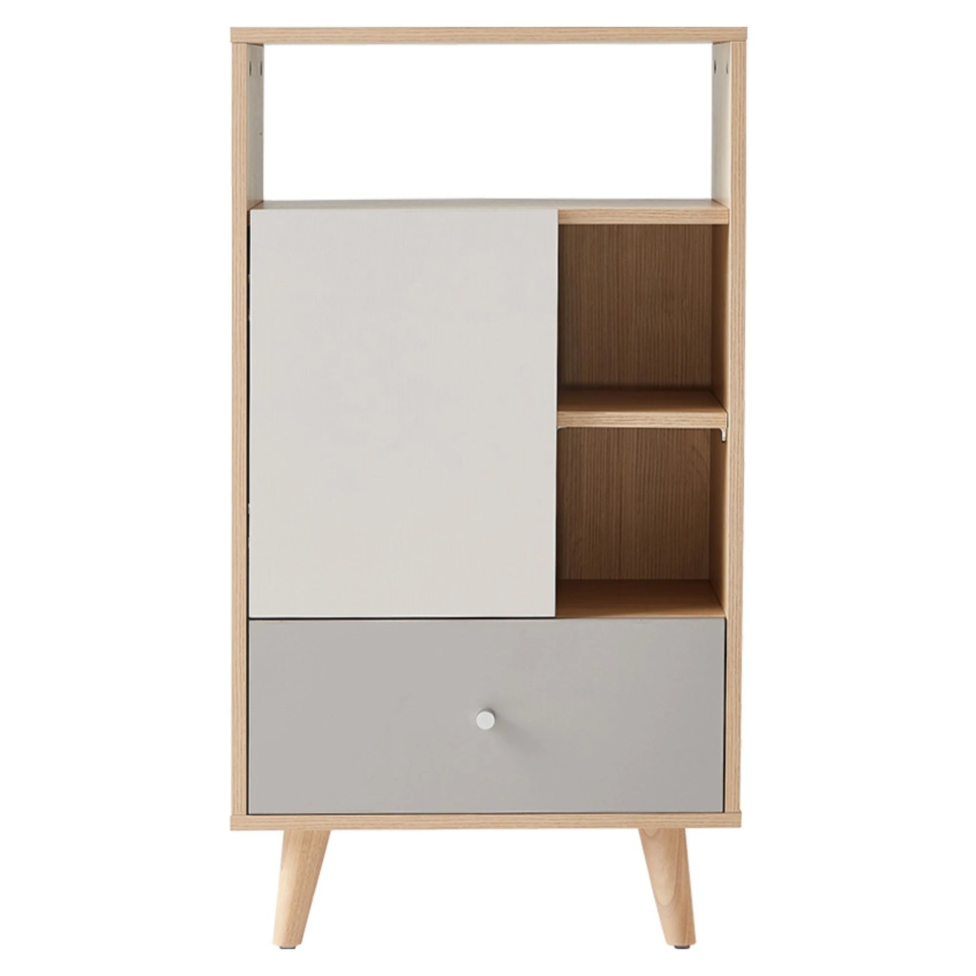 Linspire Juniper Storage Cabinet, Grey & White