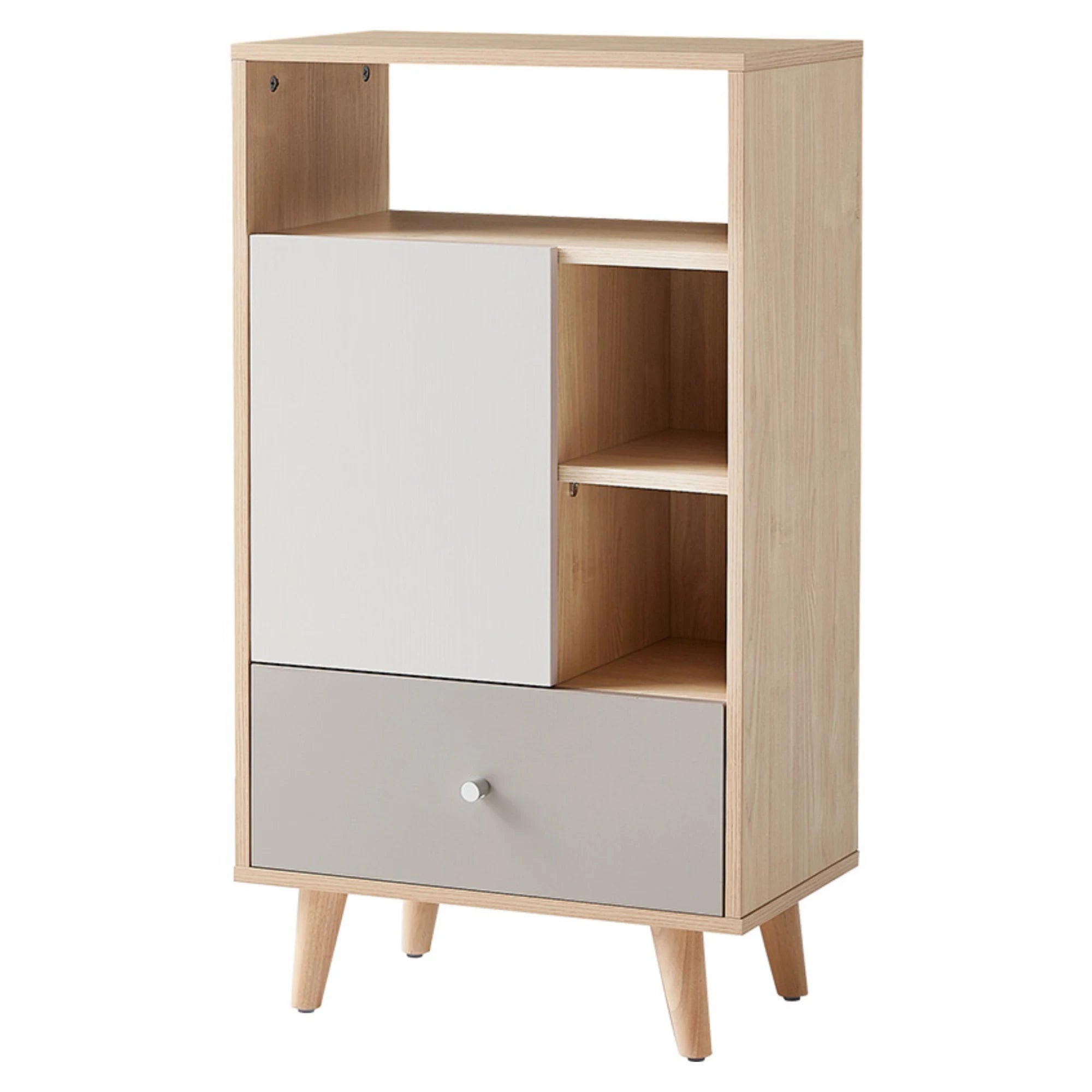 Linspire Juniper Storage Cabinet, Grey & White