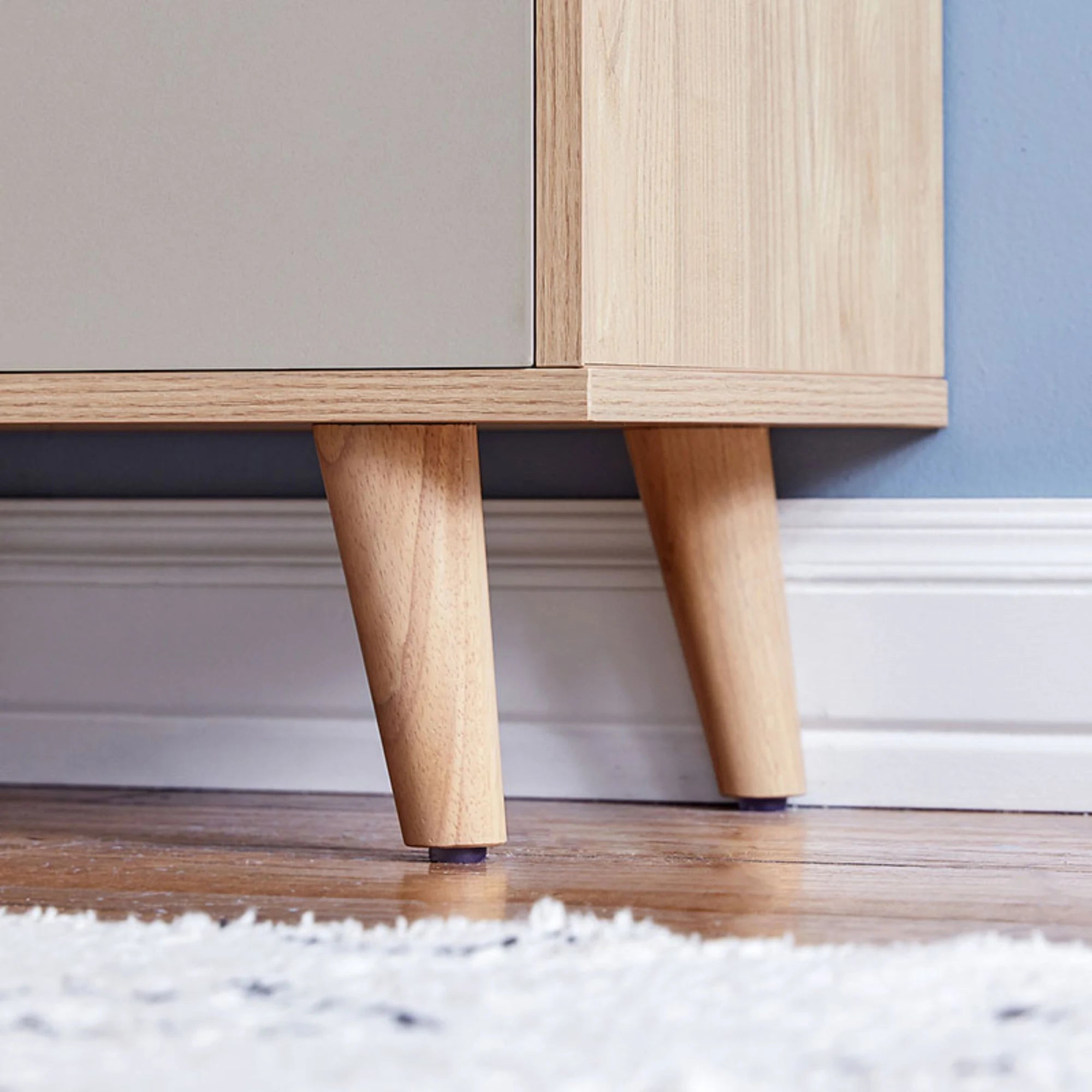 Linspire Juniper Storage Cabinet, Grey & White