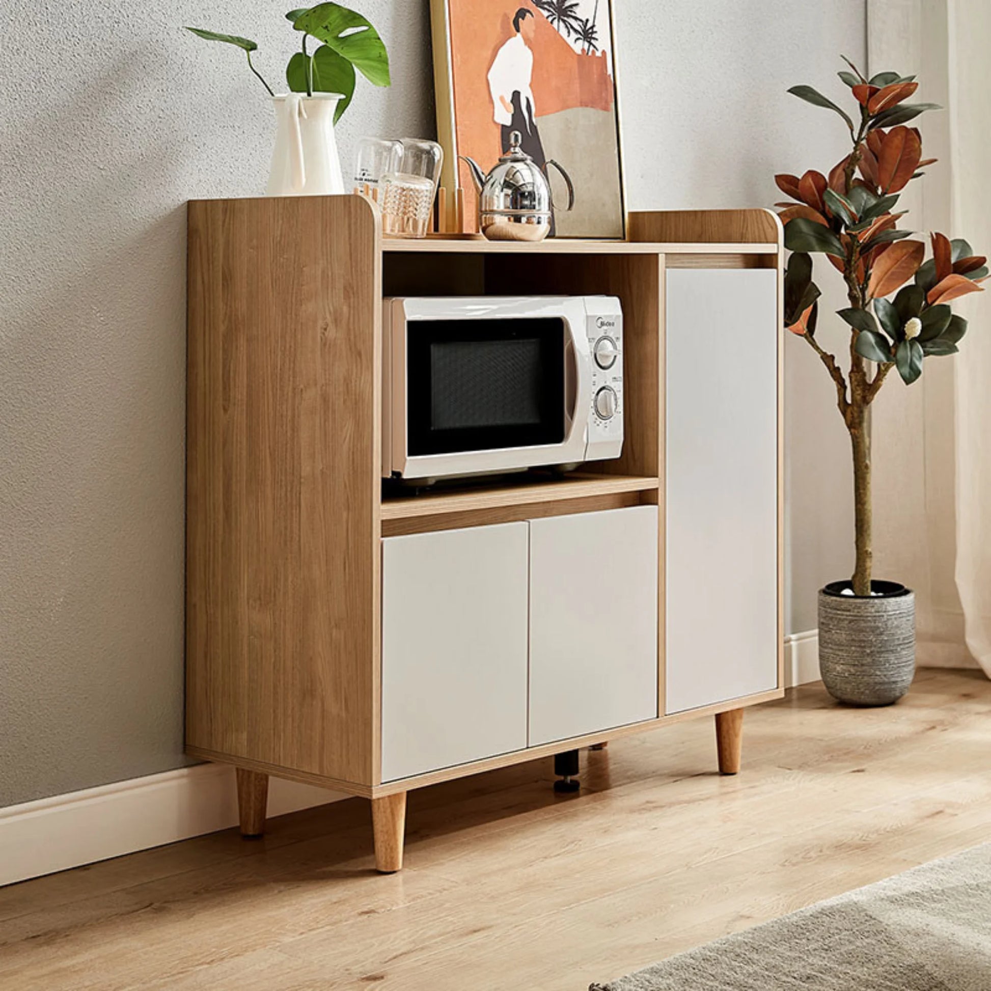 Linspire Juniper Sideboard, Large, White
