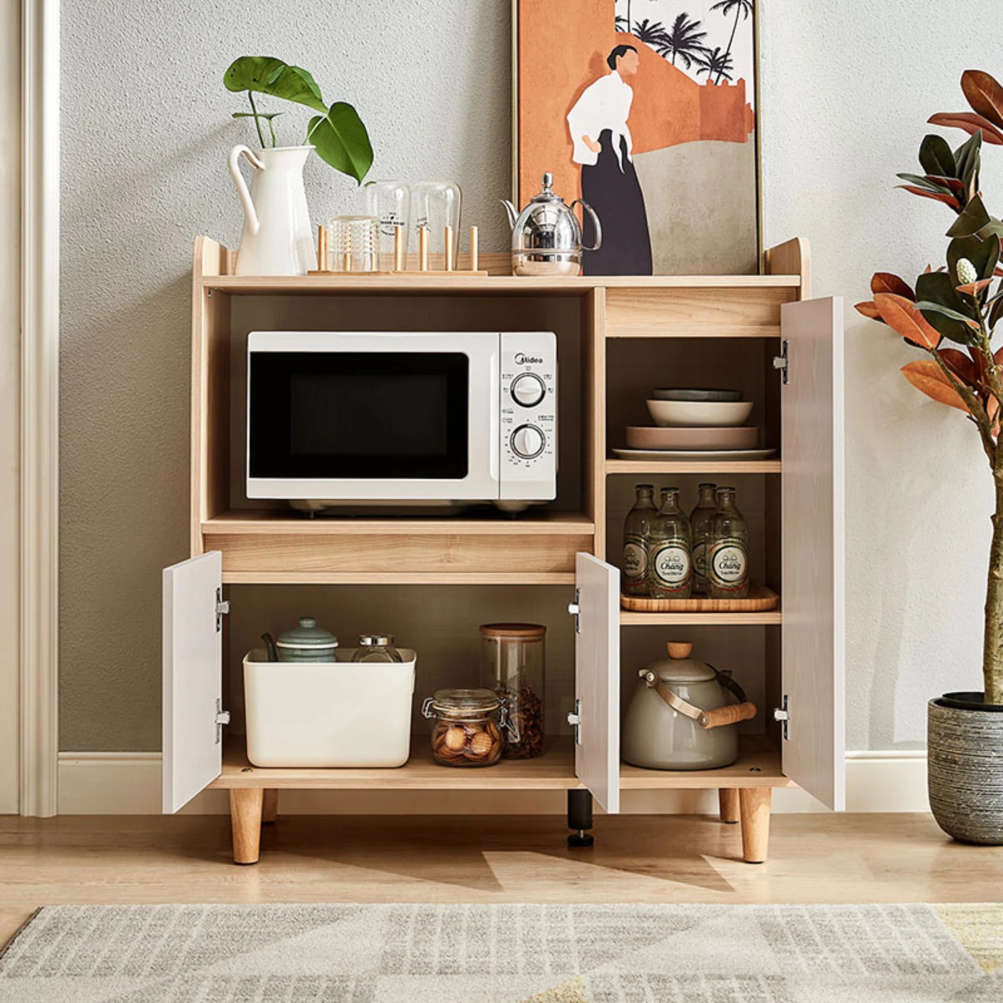 Linspire Juniper Sideboard, Large, White