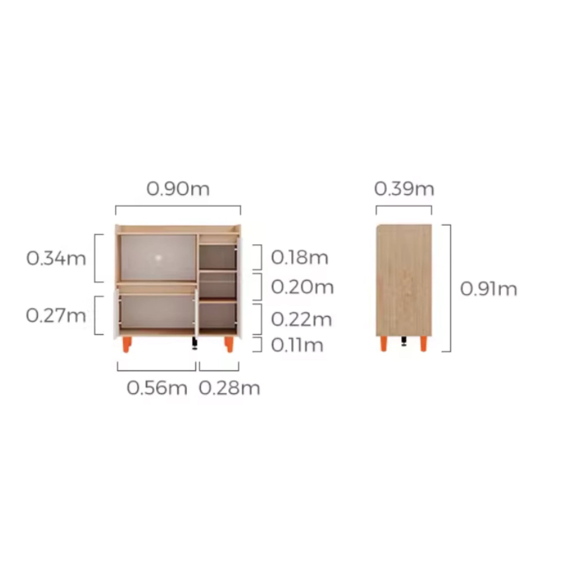 Linspire Juniper Sideboard, Large, White