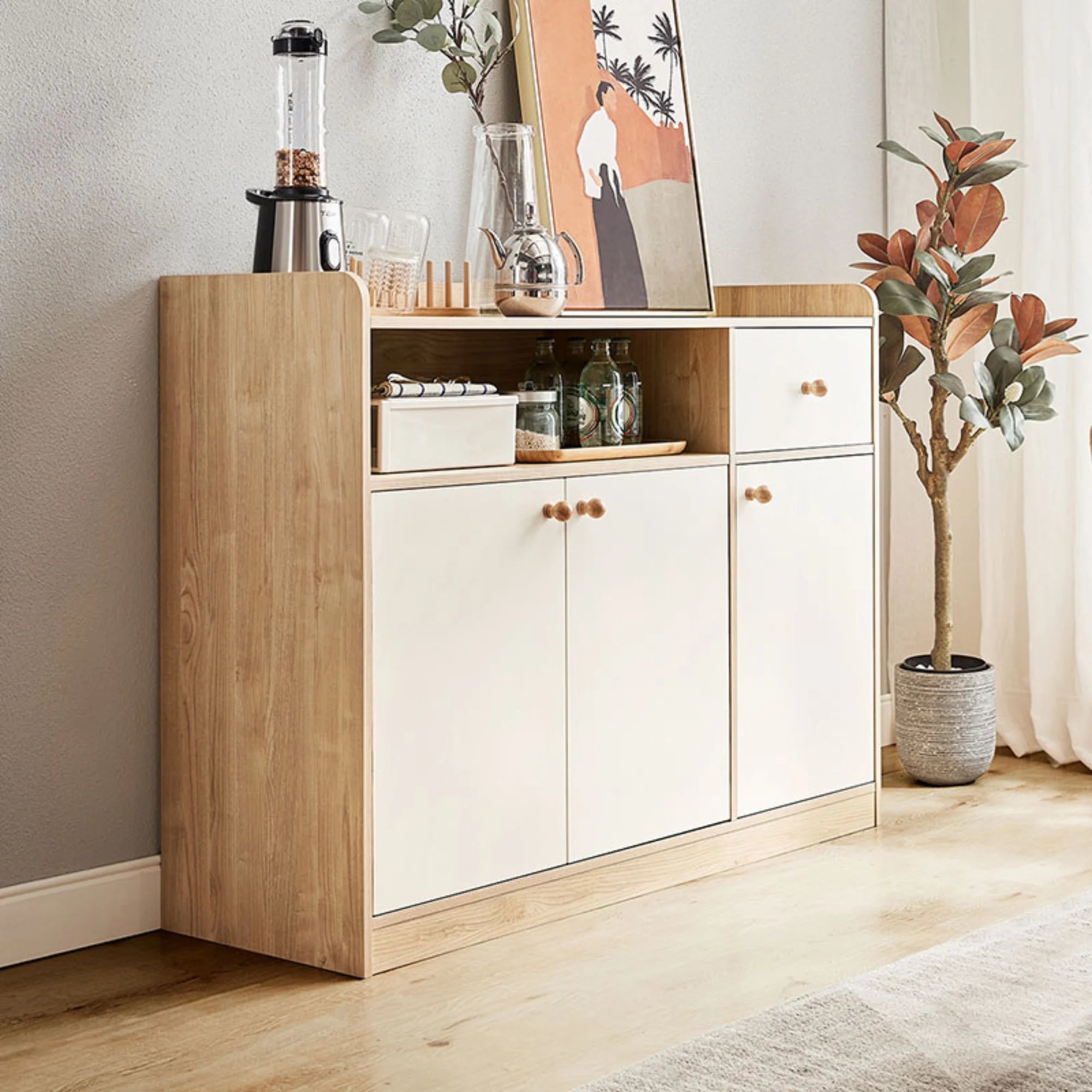 Linspire Juniper Sideboard, 120cm, White