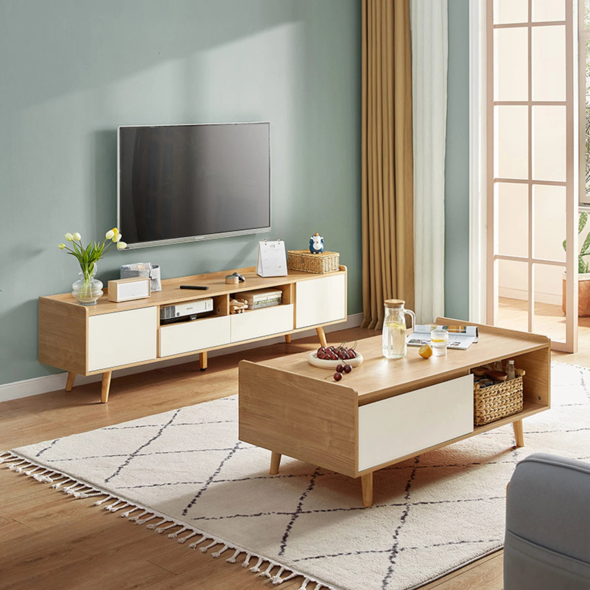 Linspire Karo Entertainment Unit, White