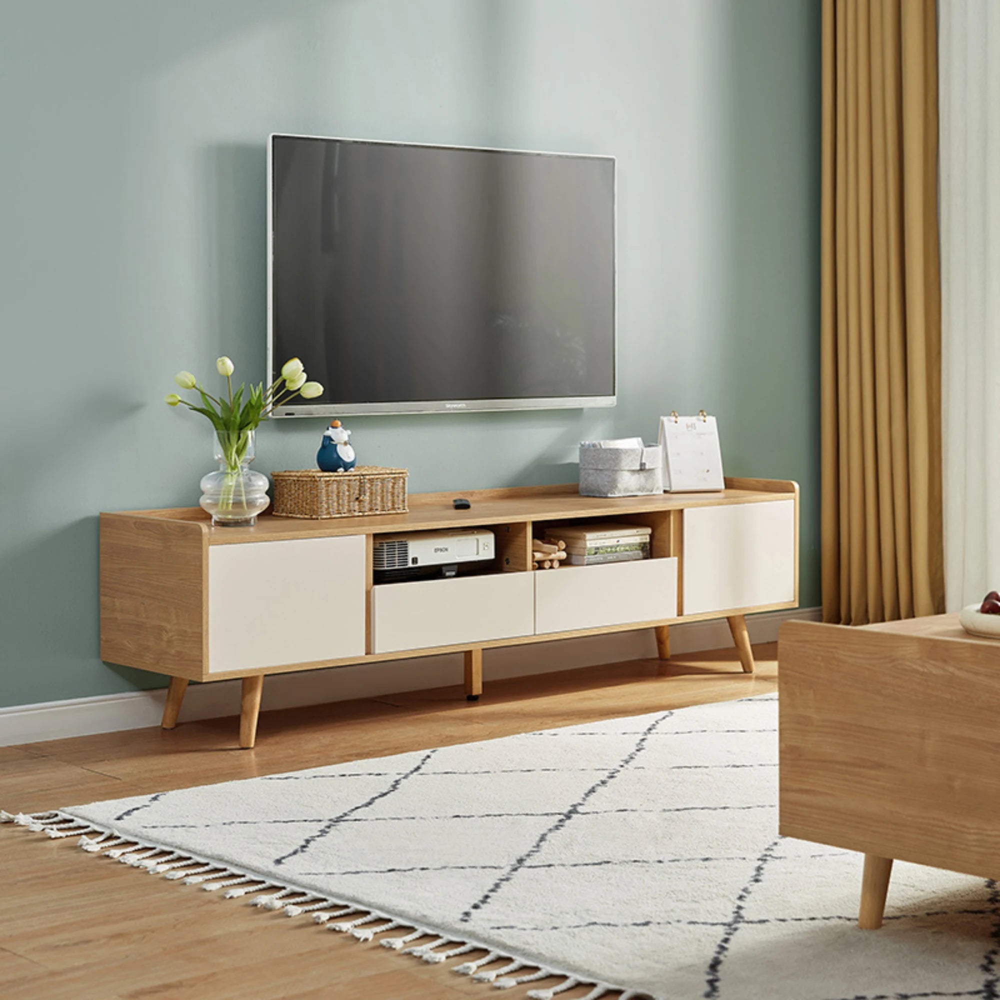 Linspire Karo Entertainment Unit, White