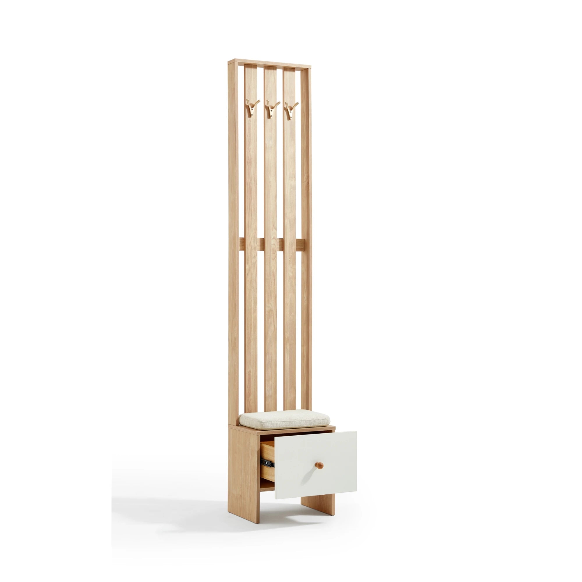 Linspire Miro Room Divider, Natural Wood