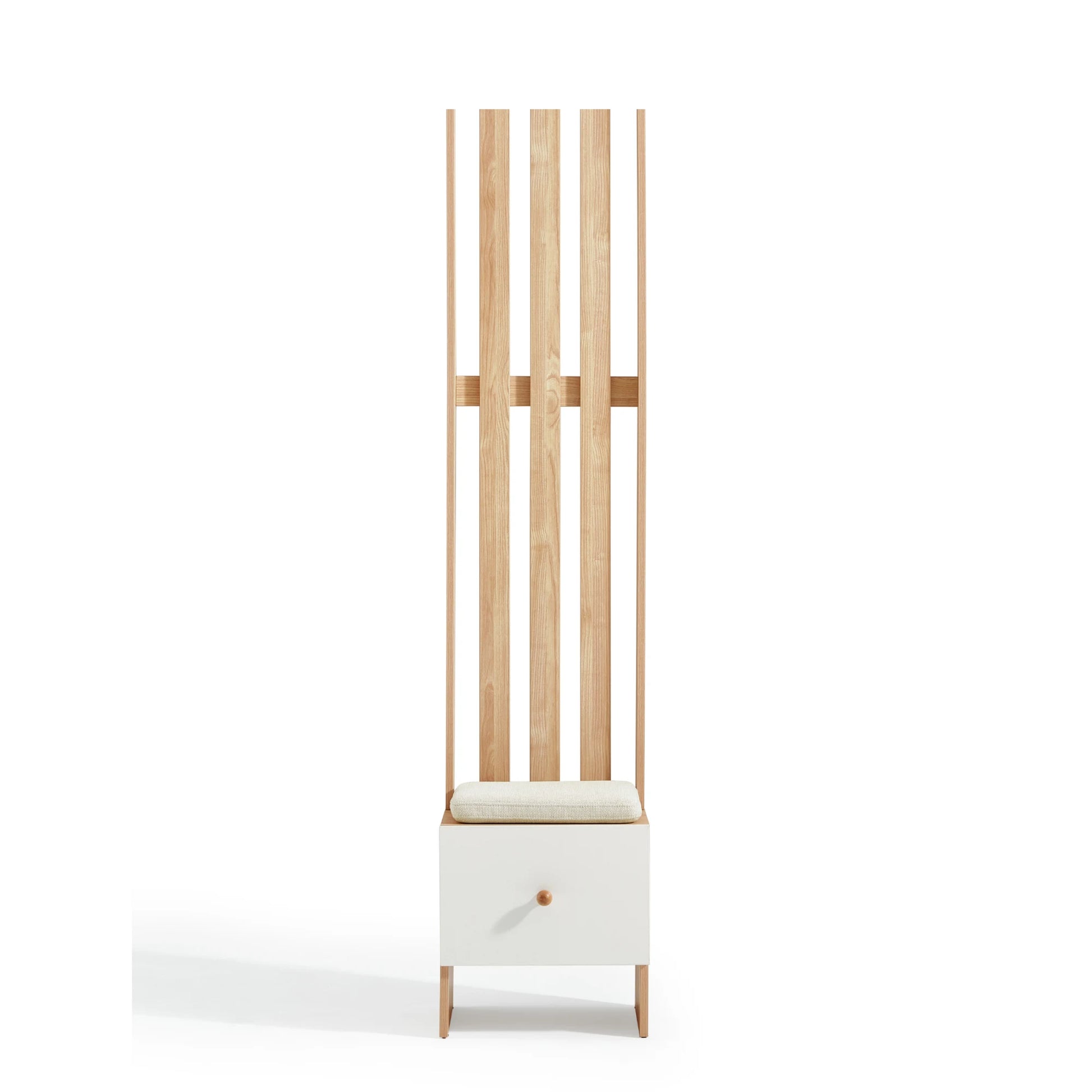 Linspire Miro Room Divider, Natural Wood