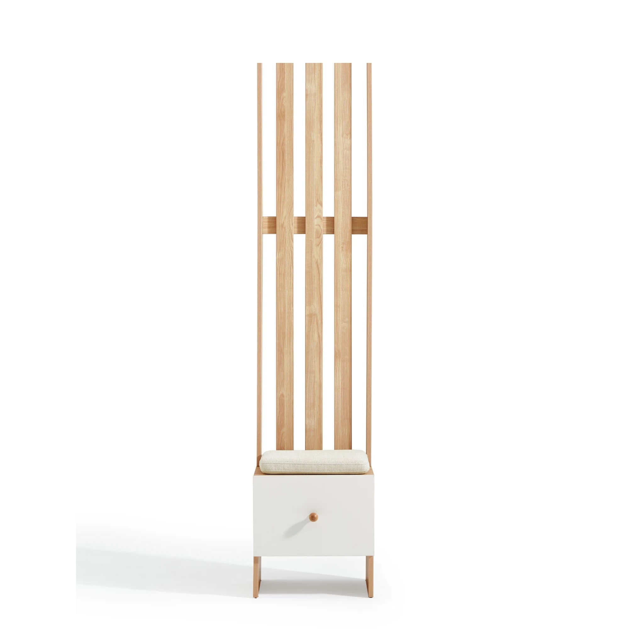 Linspire Miro Room Divider, Natural Wood