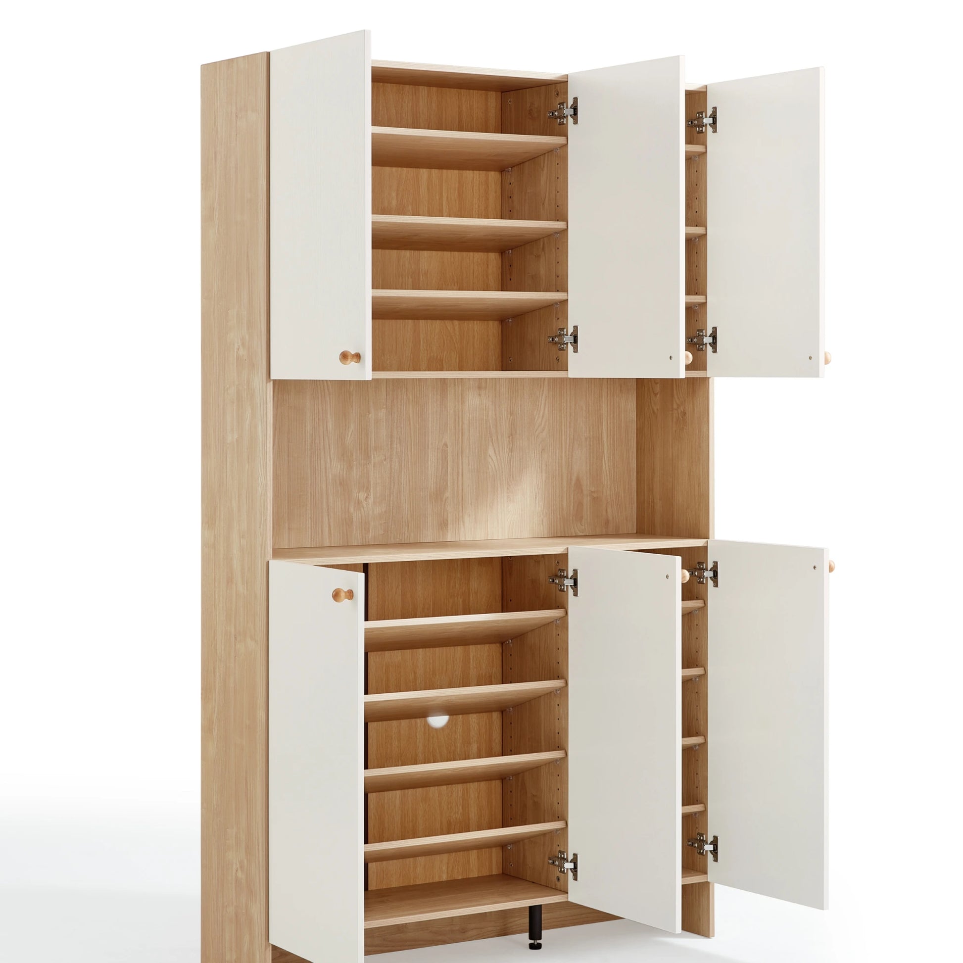 Linspire Miro Shoe Cabinet, 120cm, White