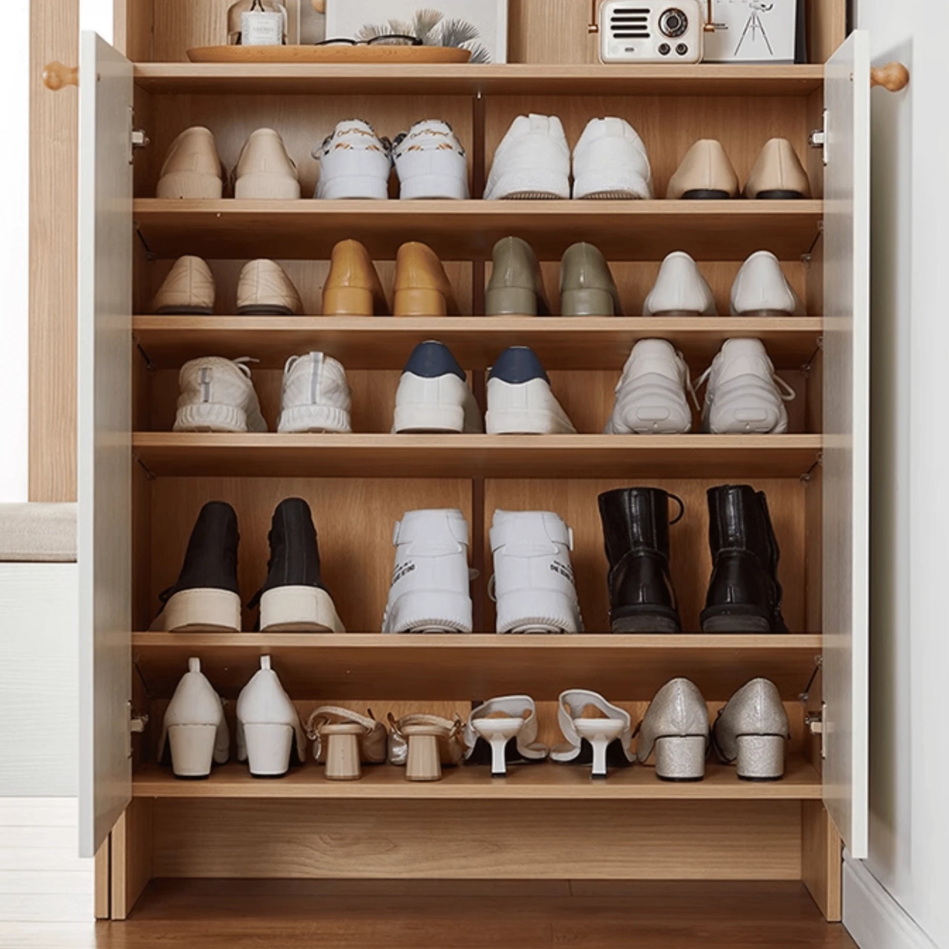 Linspire Miro Shoe Cabinet, 120cm, White