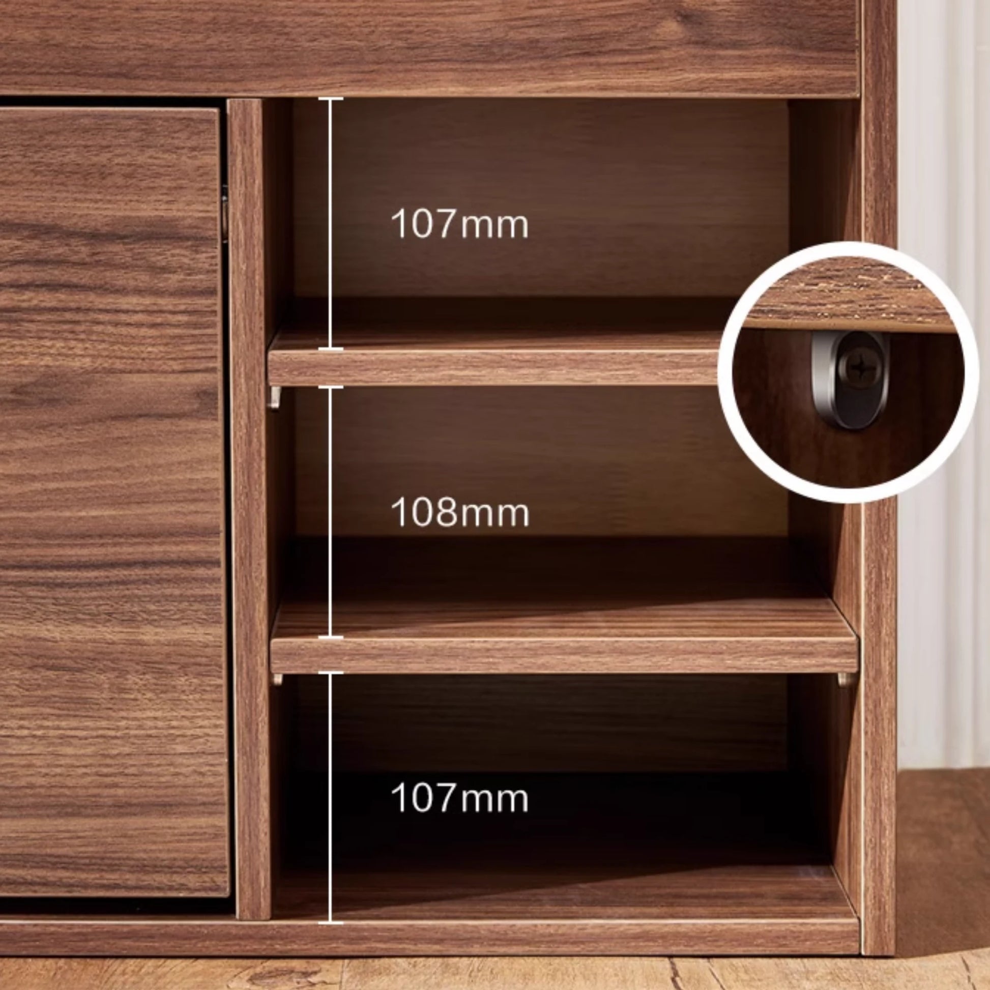 Linspire Miro Shoe Storage Bench, Small, Dark Wood