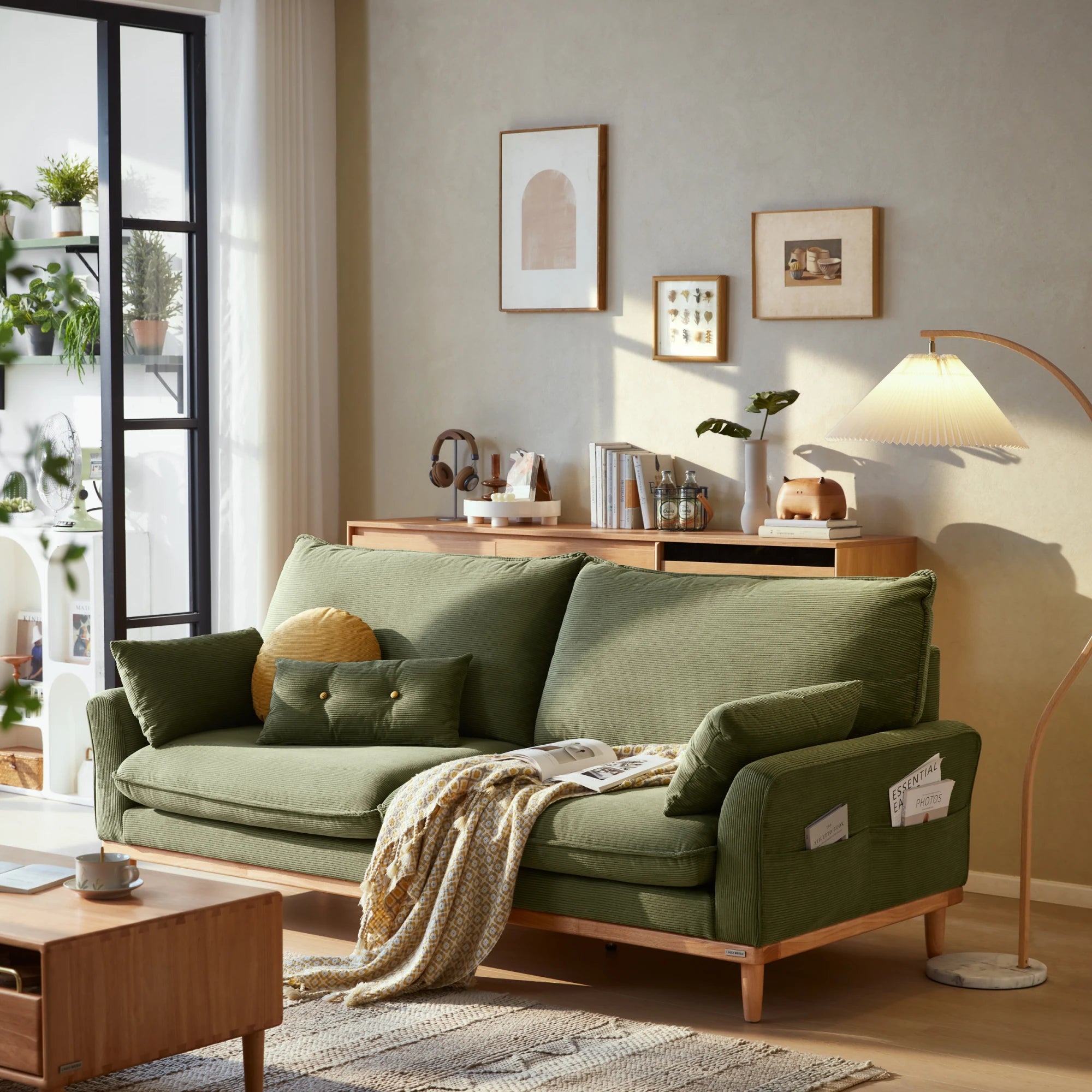 Linspire Moss 3-Seater Sofa