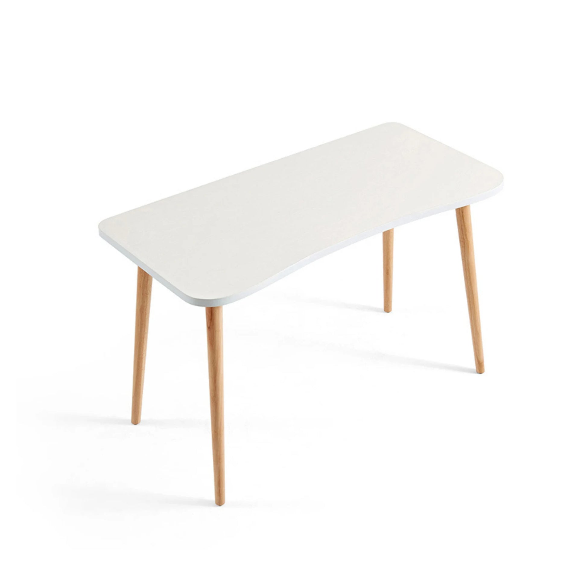 Linspire Oria Computer Desk, 80cm, Natural Wood & White
