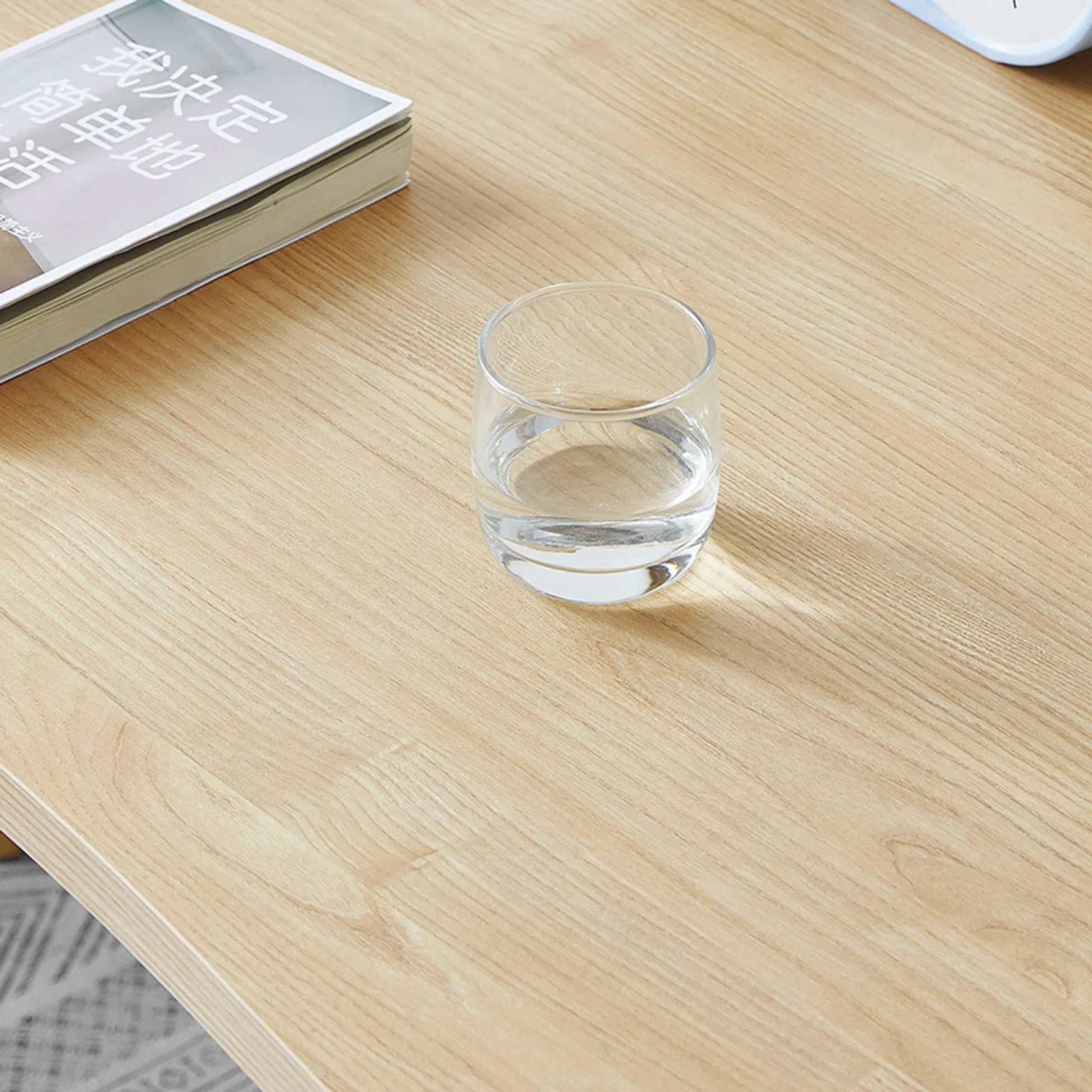 Linspire Oria Computer Desk, 80cm, Natural Wood
