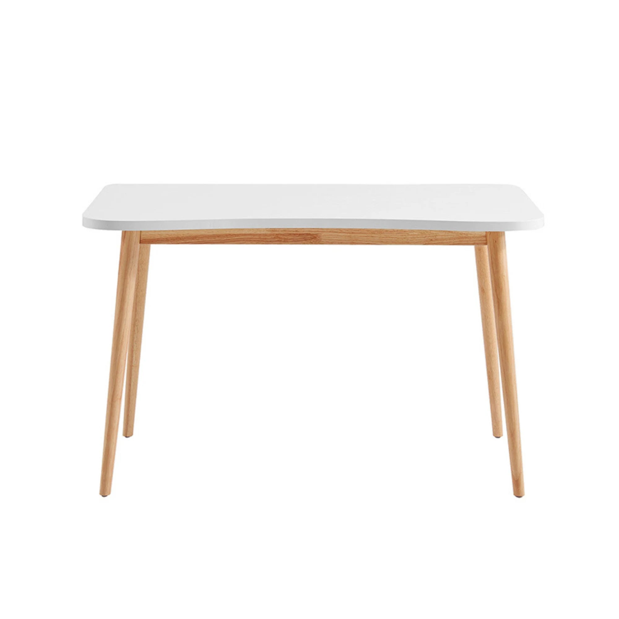 Linspire Oria Computer Desk, W100cm, Natural Wood & Off-White