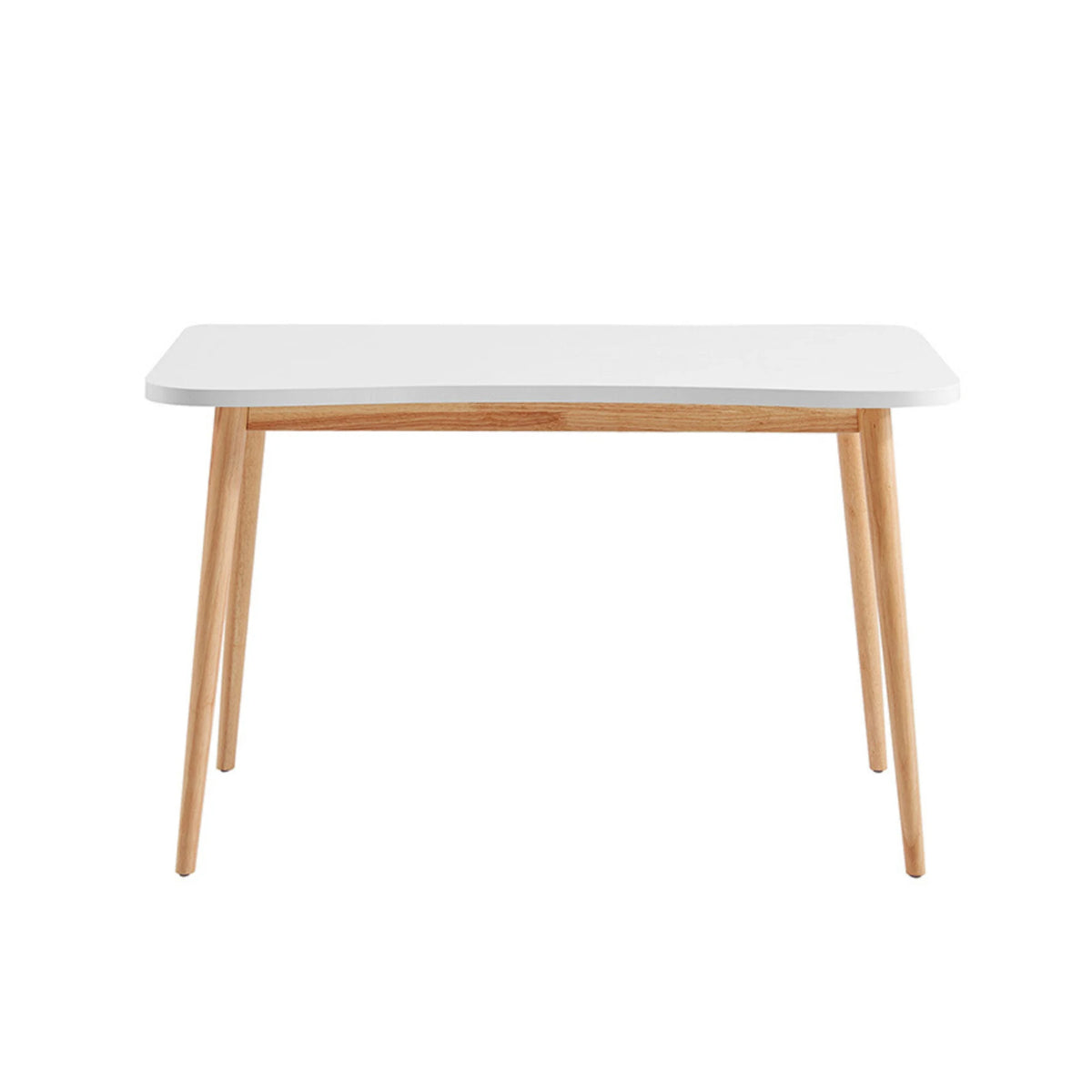 Linspire Oria Computer Desk, W120cm, Natural Wood & Off-White