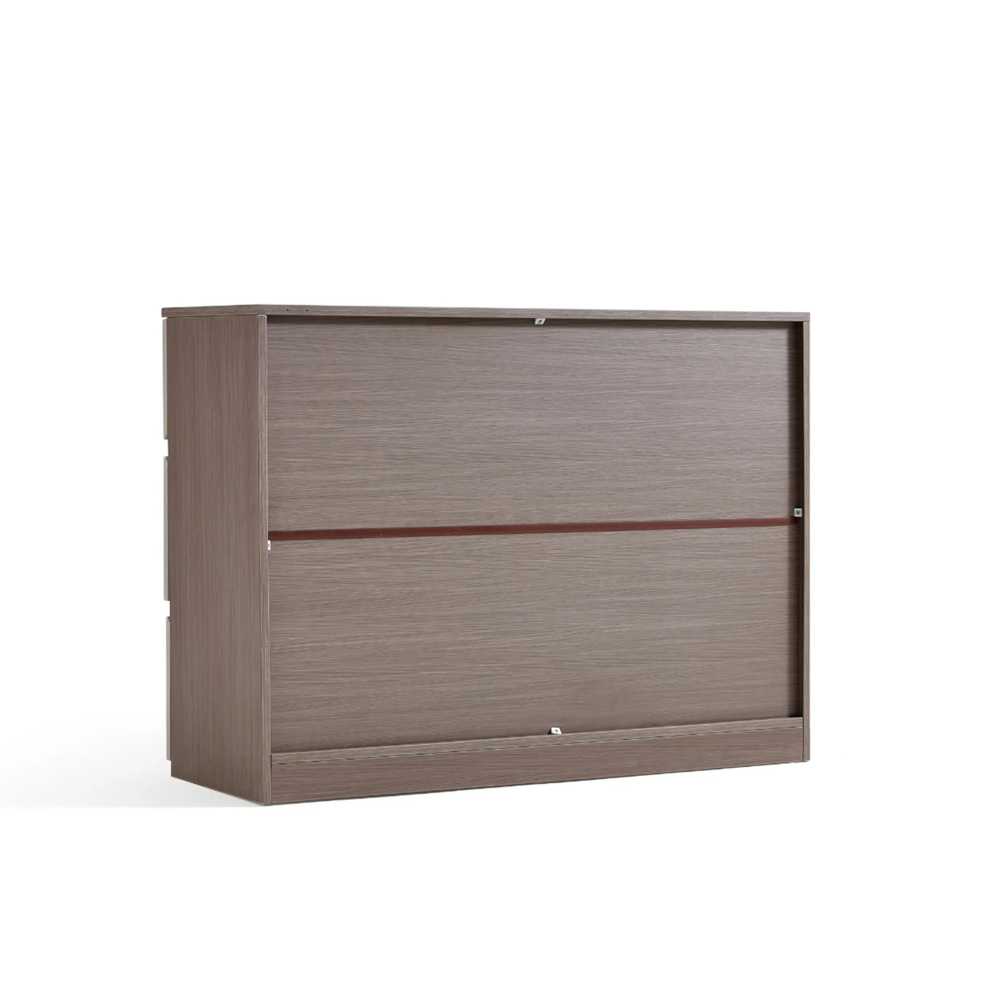 Linspire Rena Chest of 6 Drawers, Grey & Dark Wood