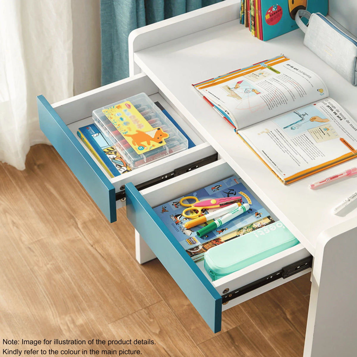 Linisphir Linspire Sprout Kids Desk with Storage Shelf White – Urban Sales