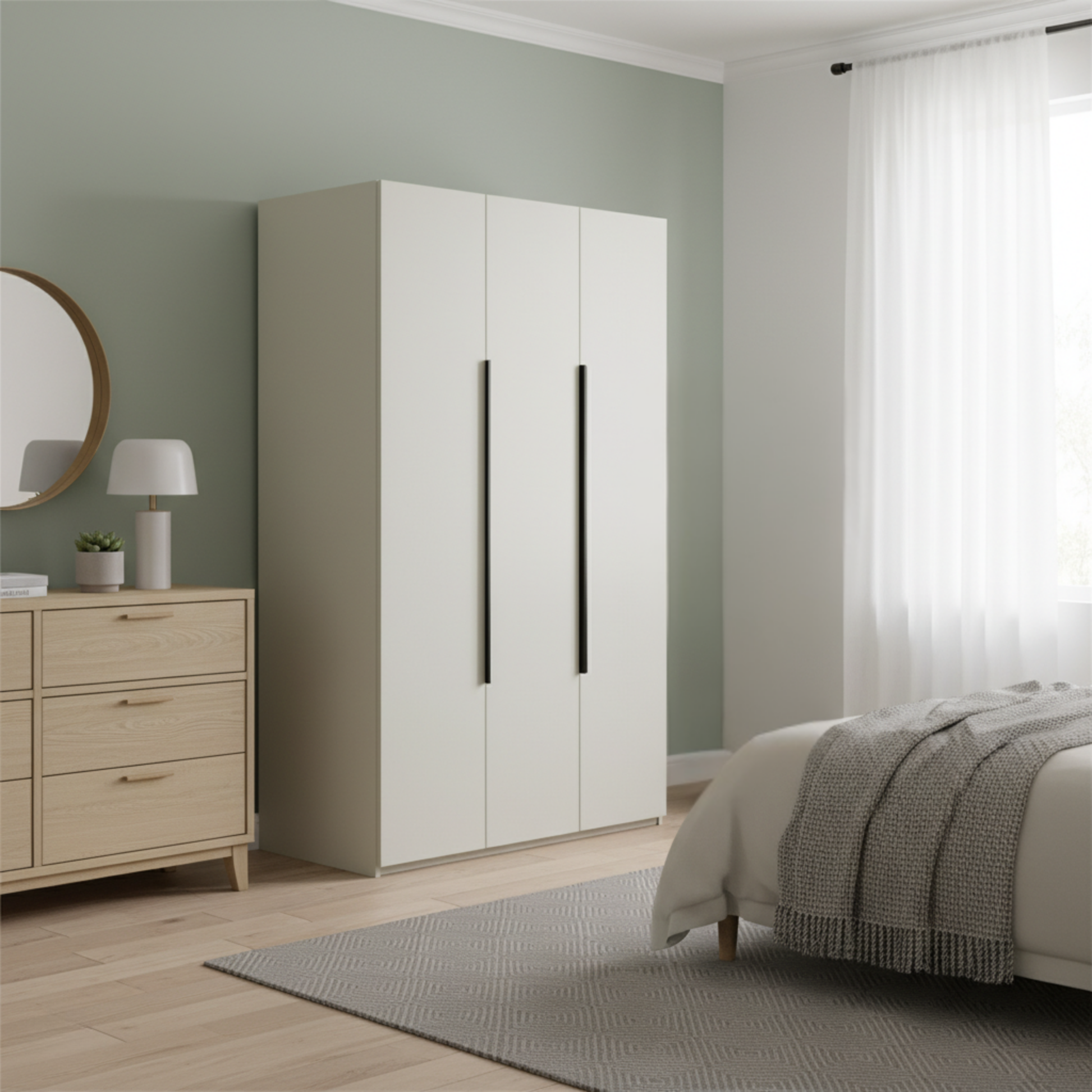 Linspire Stele 3-Door Wardrobe