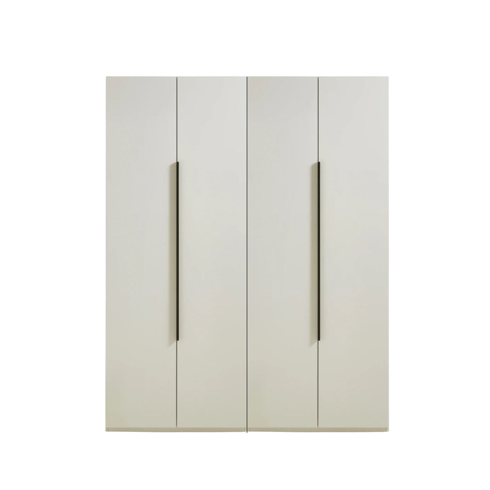 Linspire Stele 4-Door Wardrobe with Shelf & Double Level Hanging