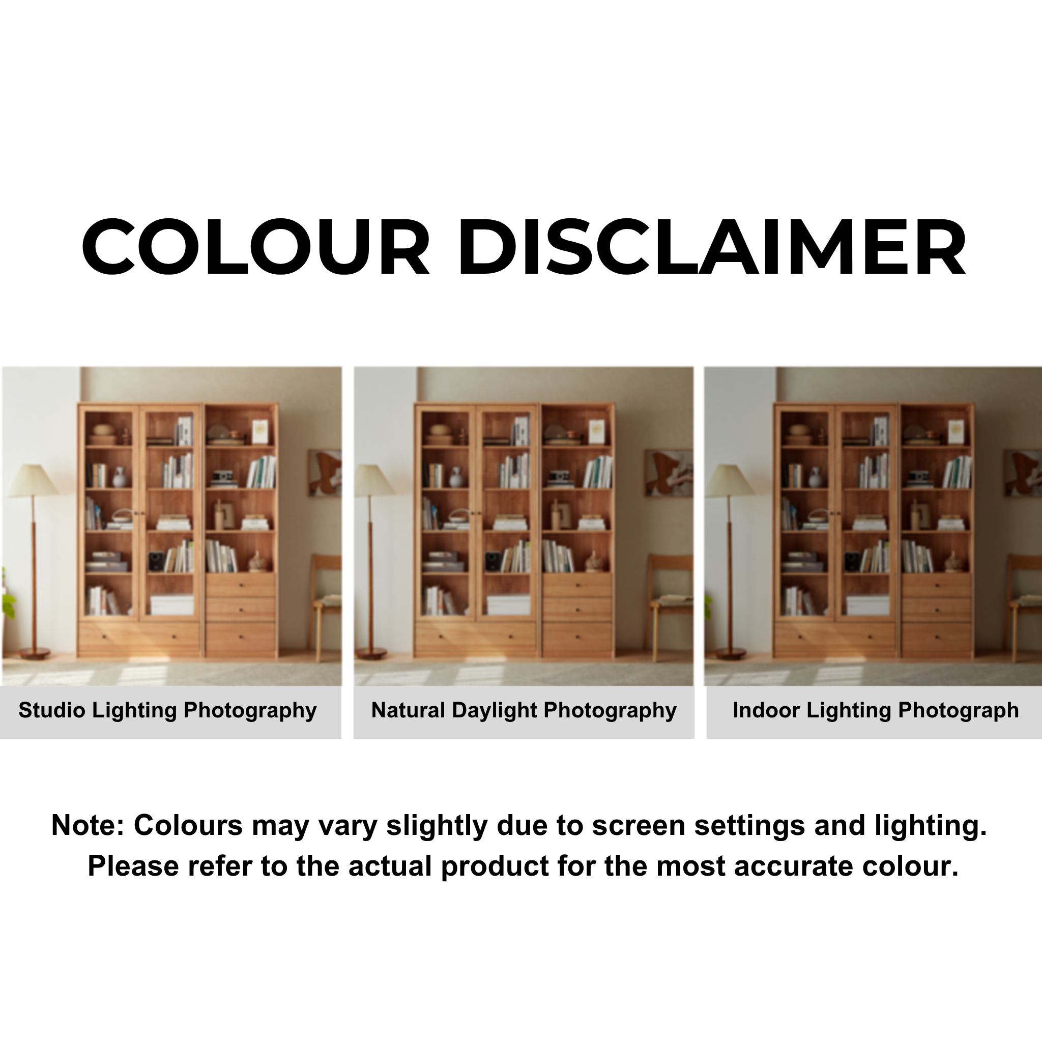 Linspire Ventus Bookcase with Glass Door & Storage Drawers