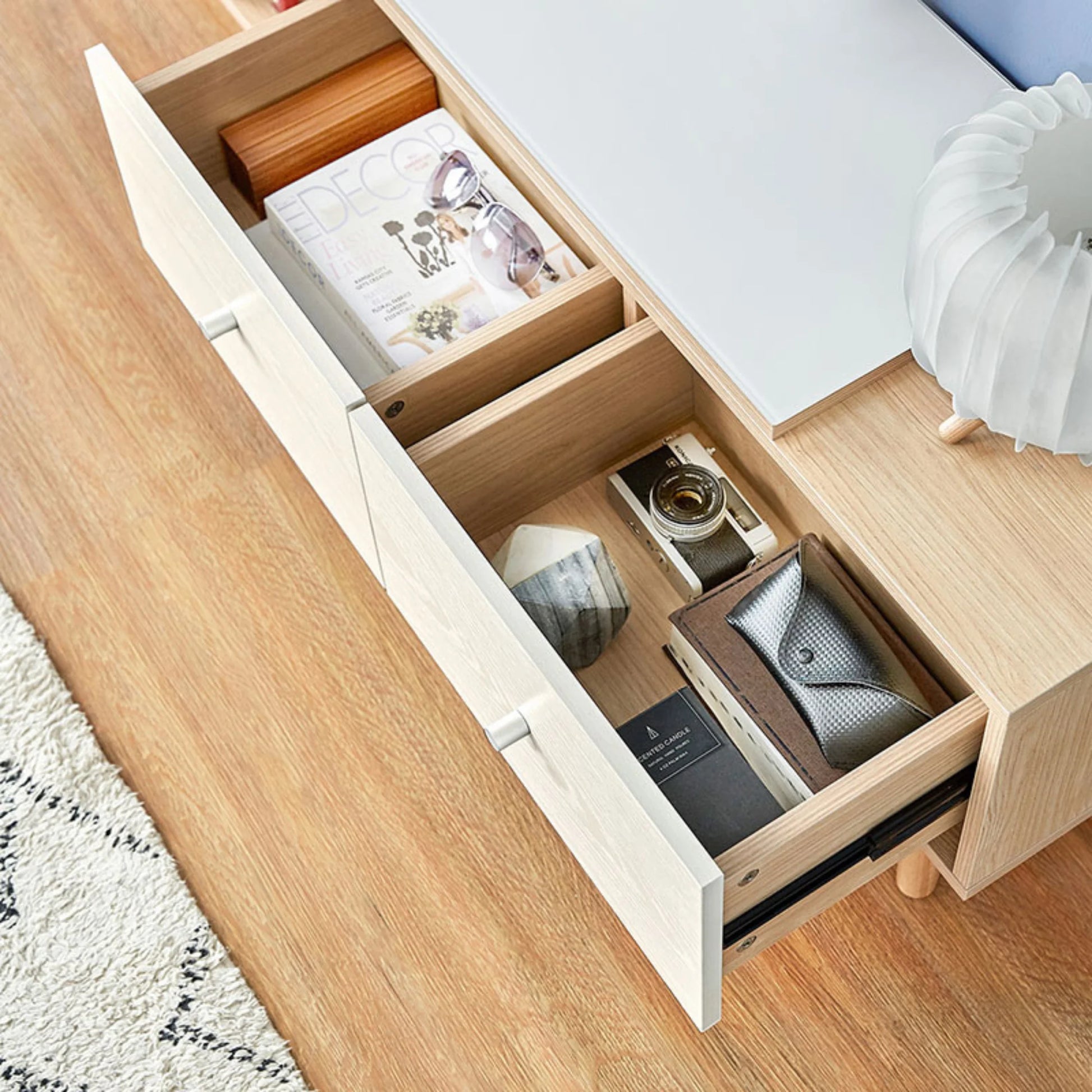 Linspire Ventus Entertainment Unit, 180cm, Natural Wood