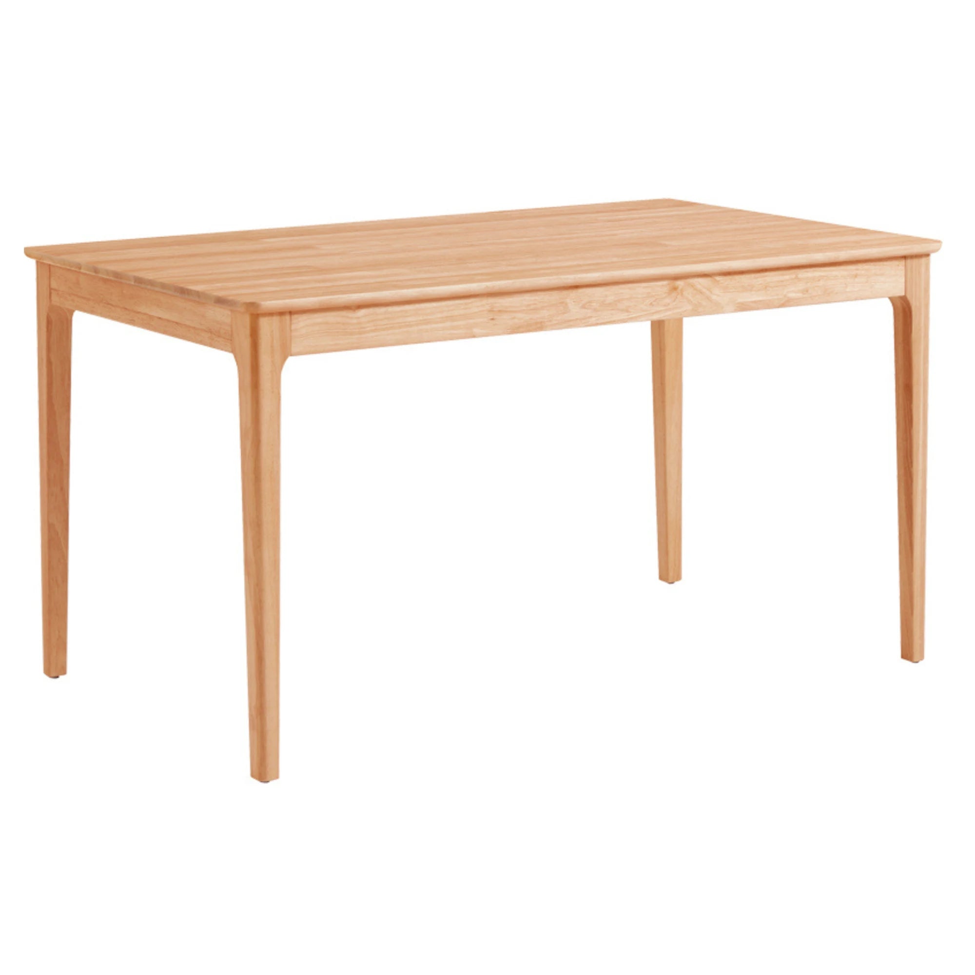 Linspire Ventus Solid Wood Dining Table, Natural Wood