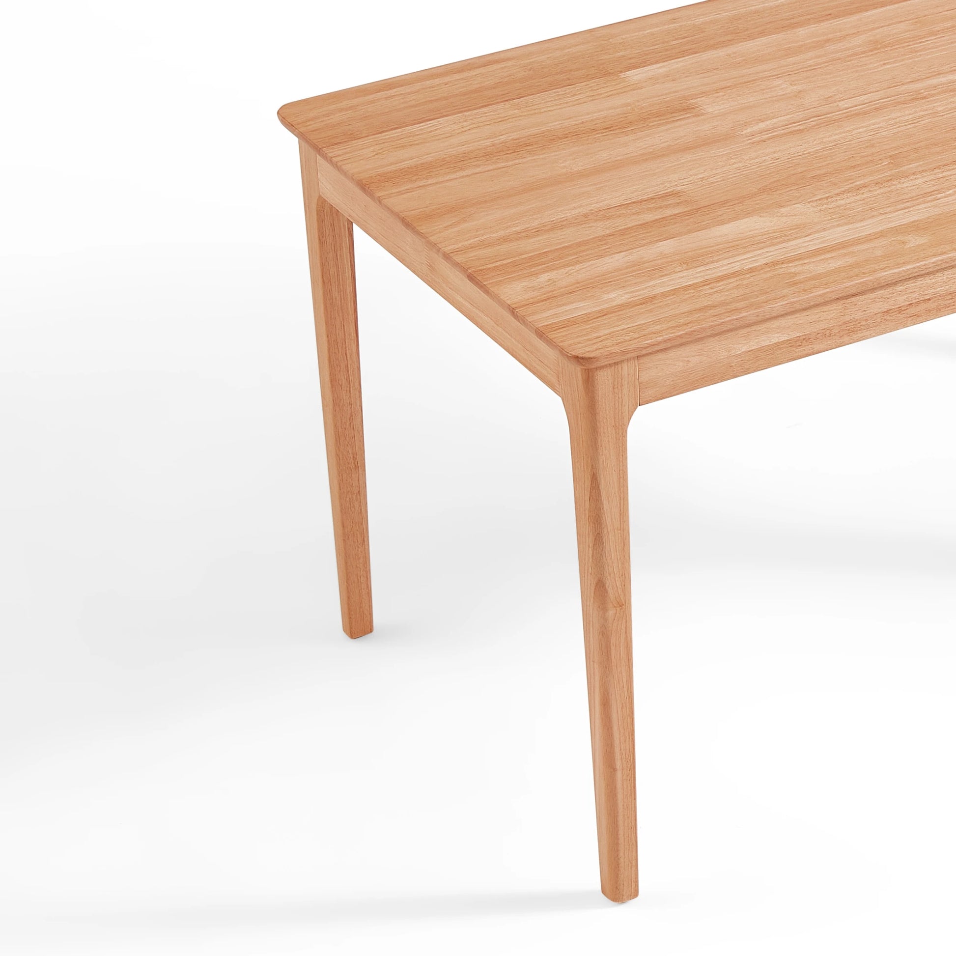 Linspire Ventus Solid Wood Dining Table, Natural Wood