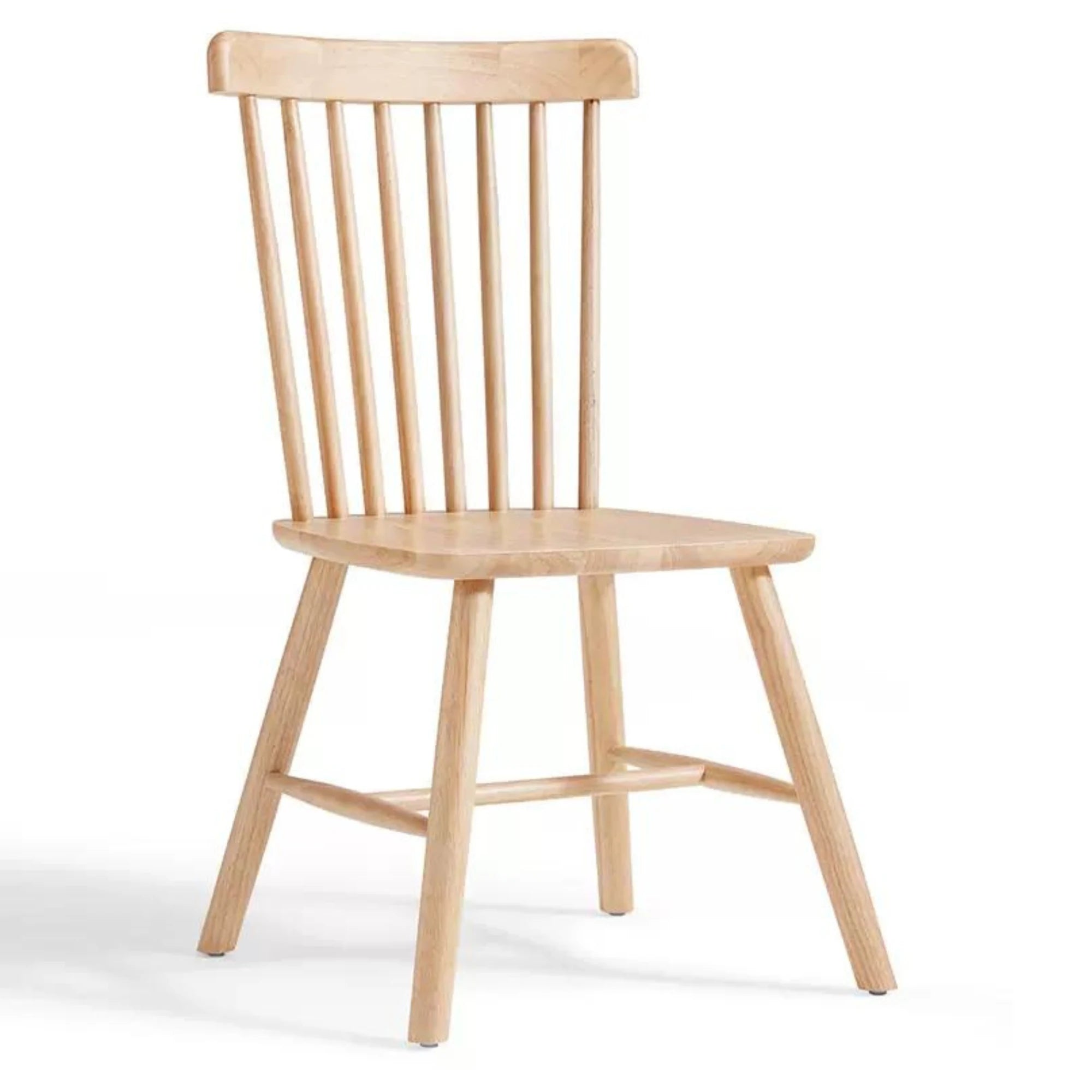Linspire Ventus Solid Wood Dining Chairs, Natural Wood, Set of 2
