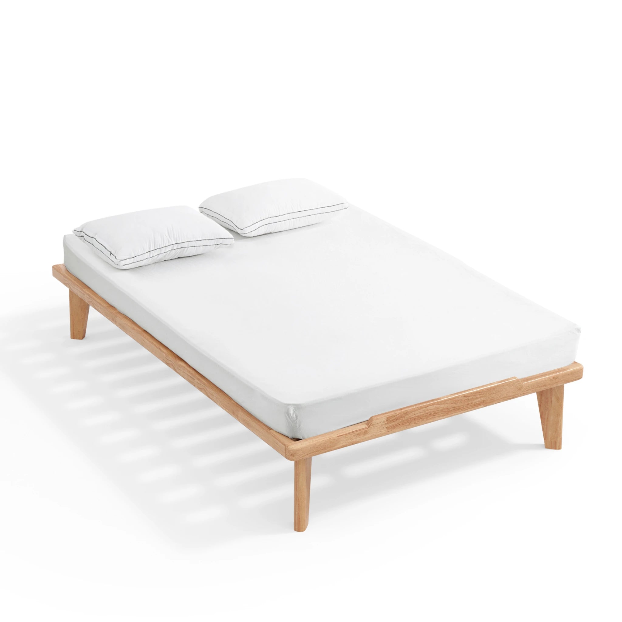 Linspire Ventus Bed Base, Natural Wood