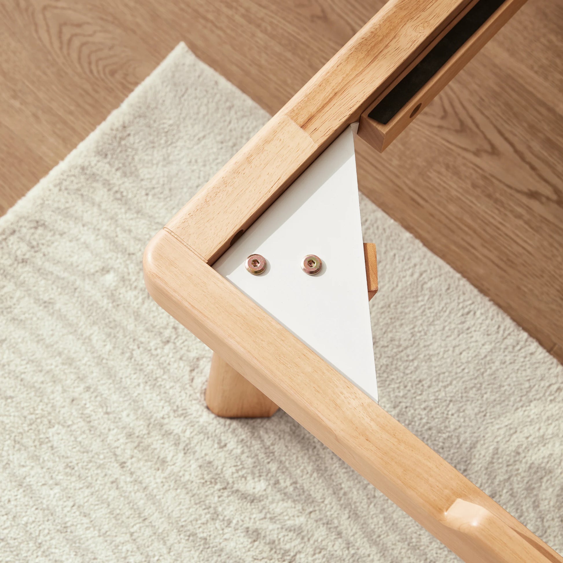 Linspire Ventus Bed Base, Natural Wood