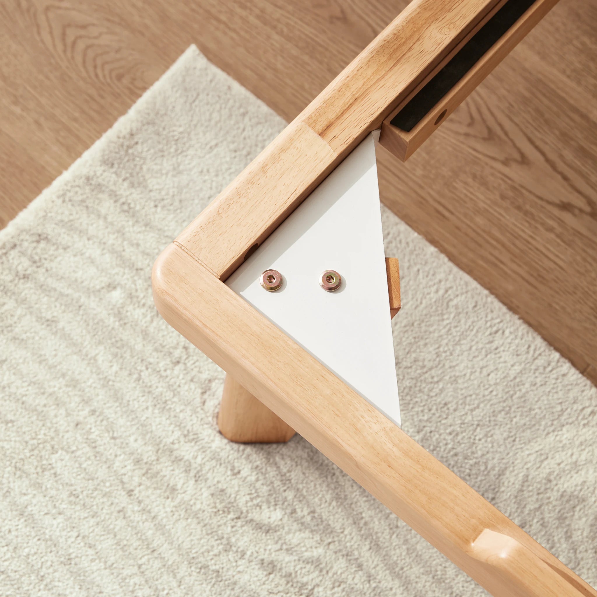 Linspire Ventus Bed Base, Natural Wood