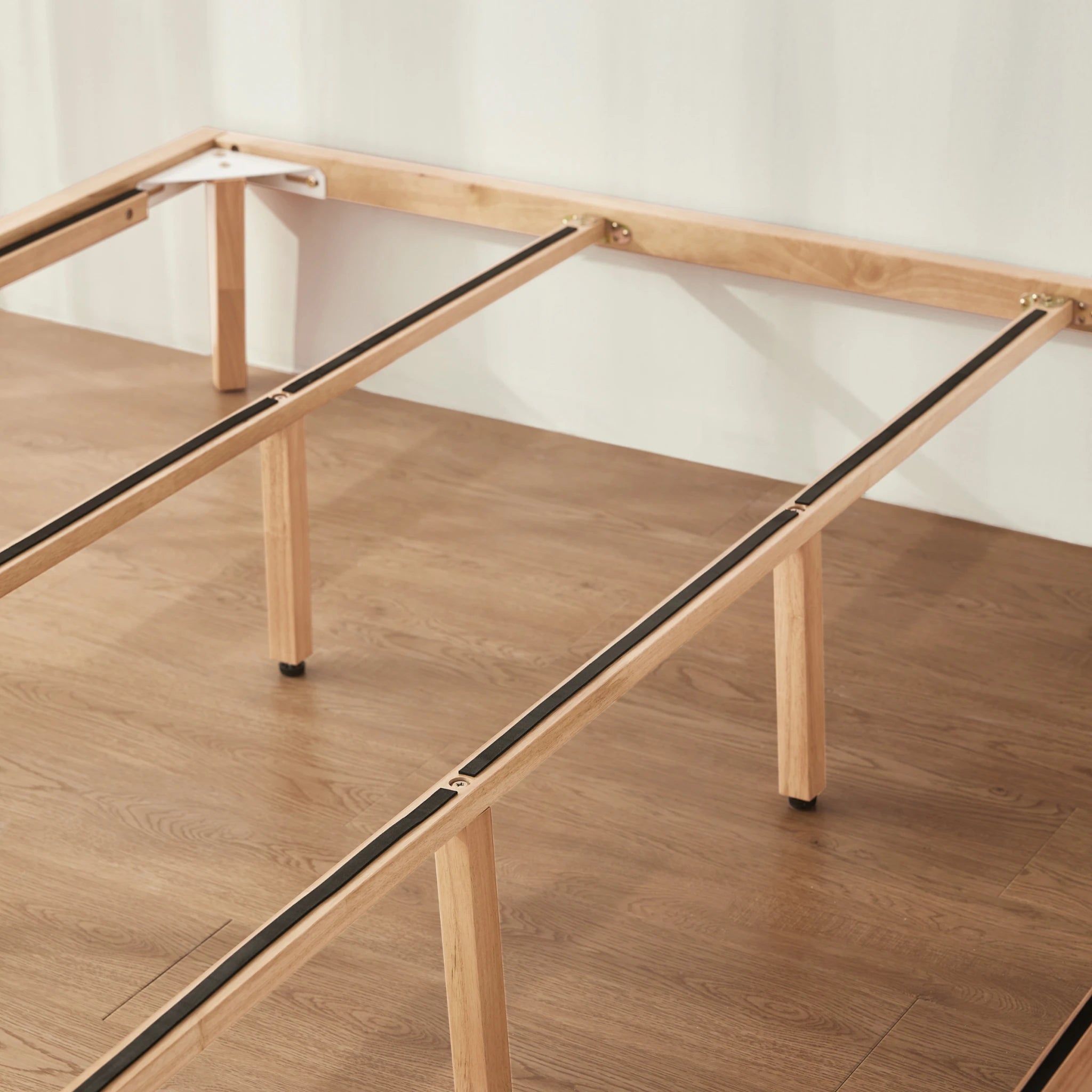 Linspire Ventus Bed Base, Natural Wood