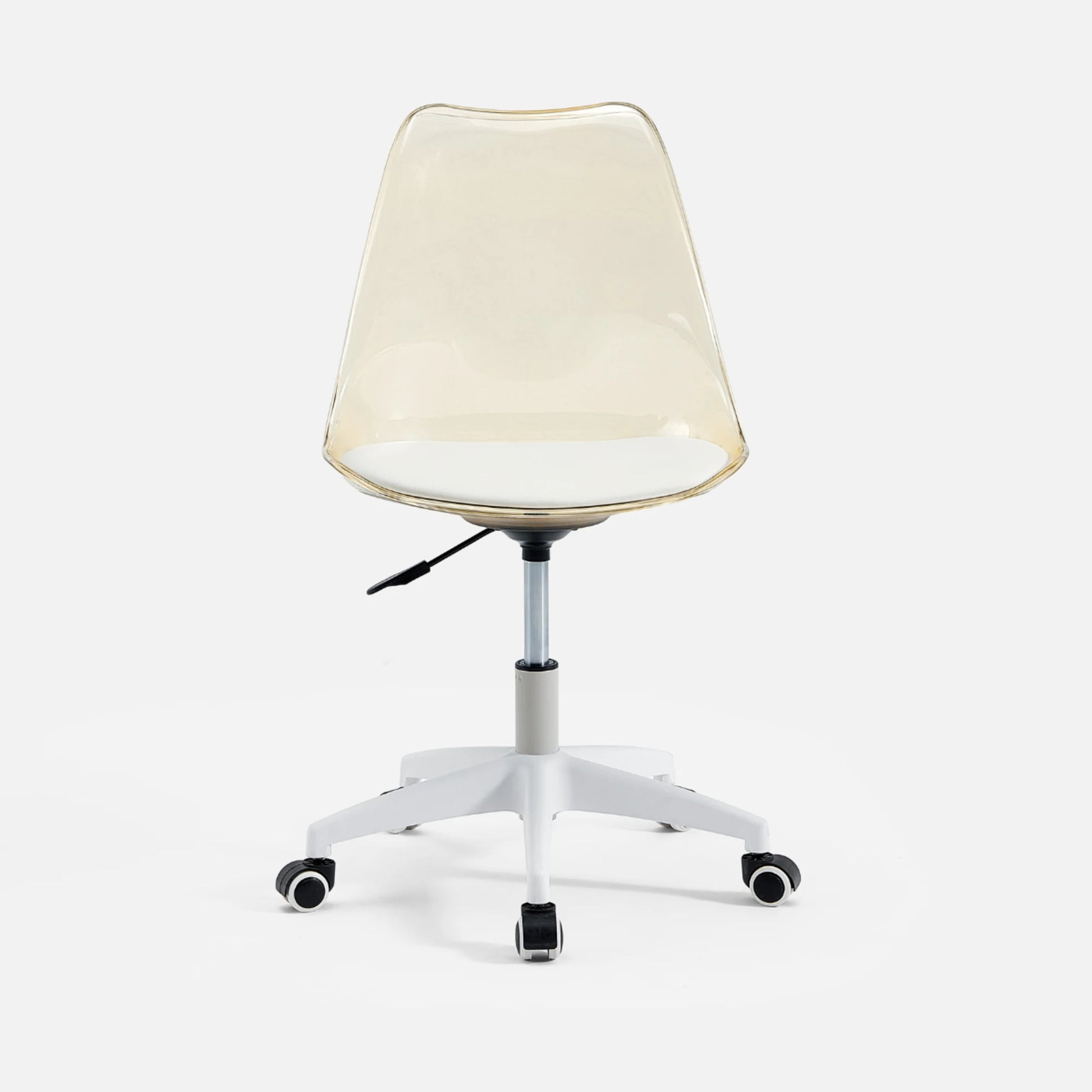 Linspire Wisp Transparent Office Chair, Amber