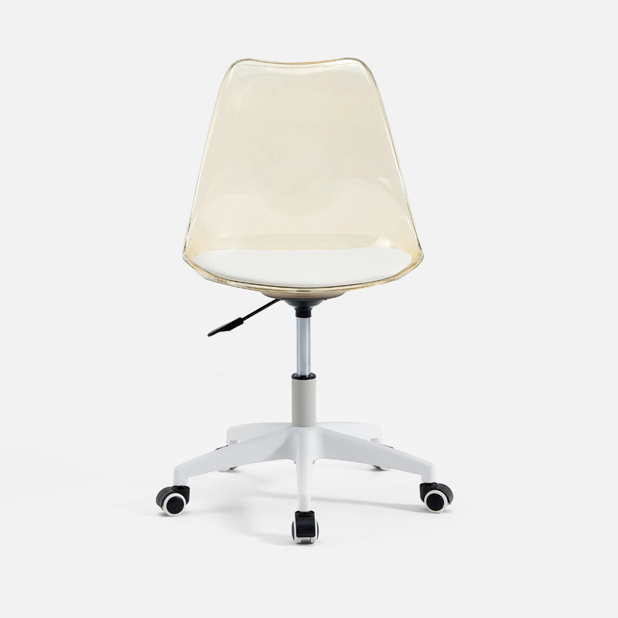 Linspire Wisp Transparent Office Chair, Amber