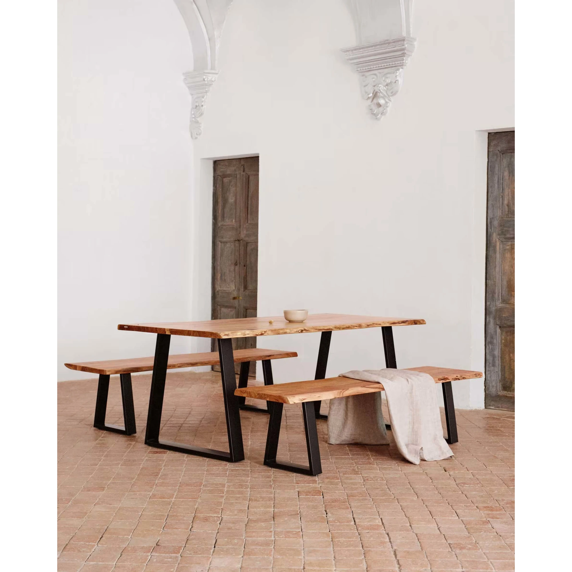 Kave Home Alaia Dining Table, Natural Wood